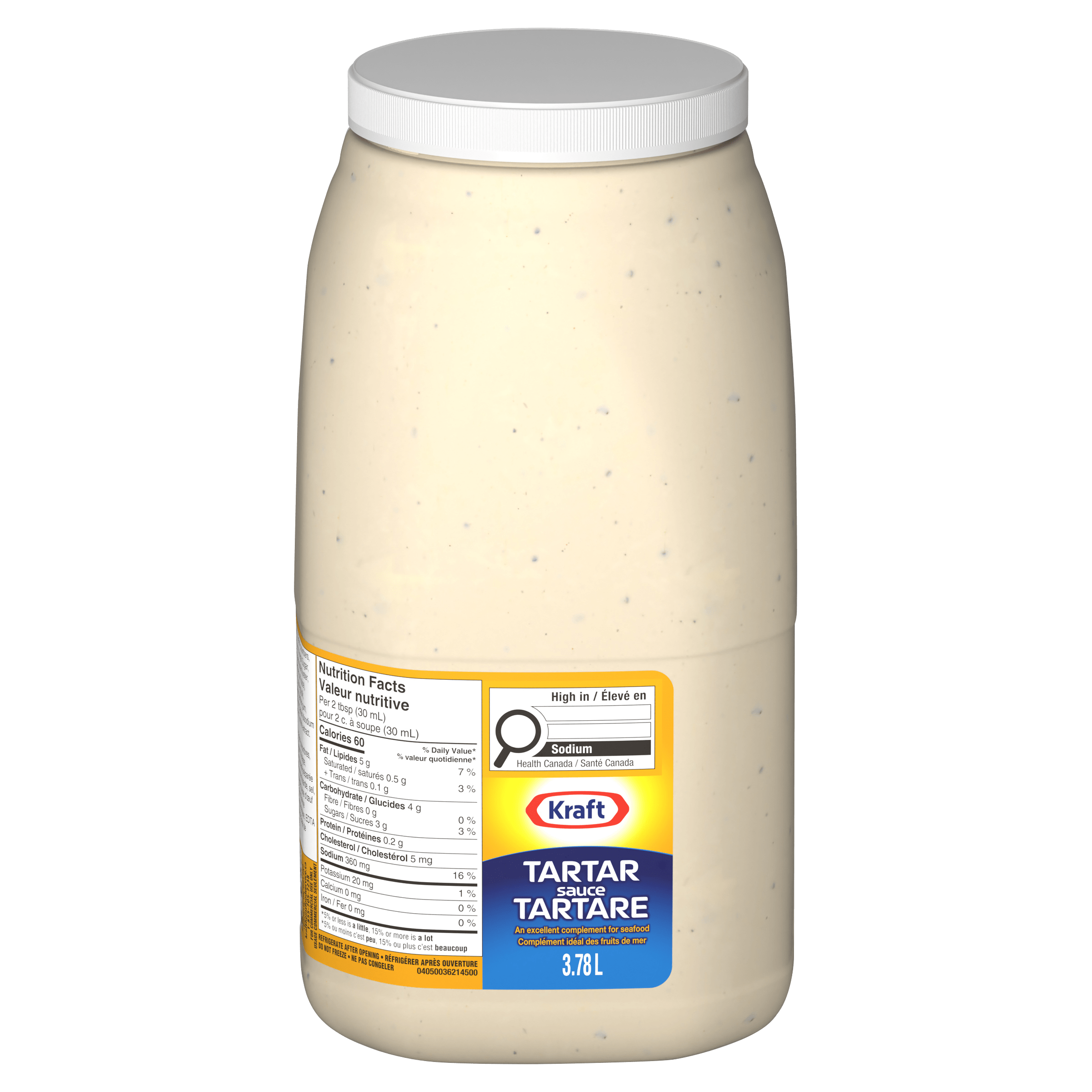 Kraft Tartar Sauce (2 x 3.78 L Jug)