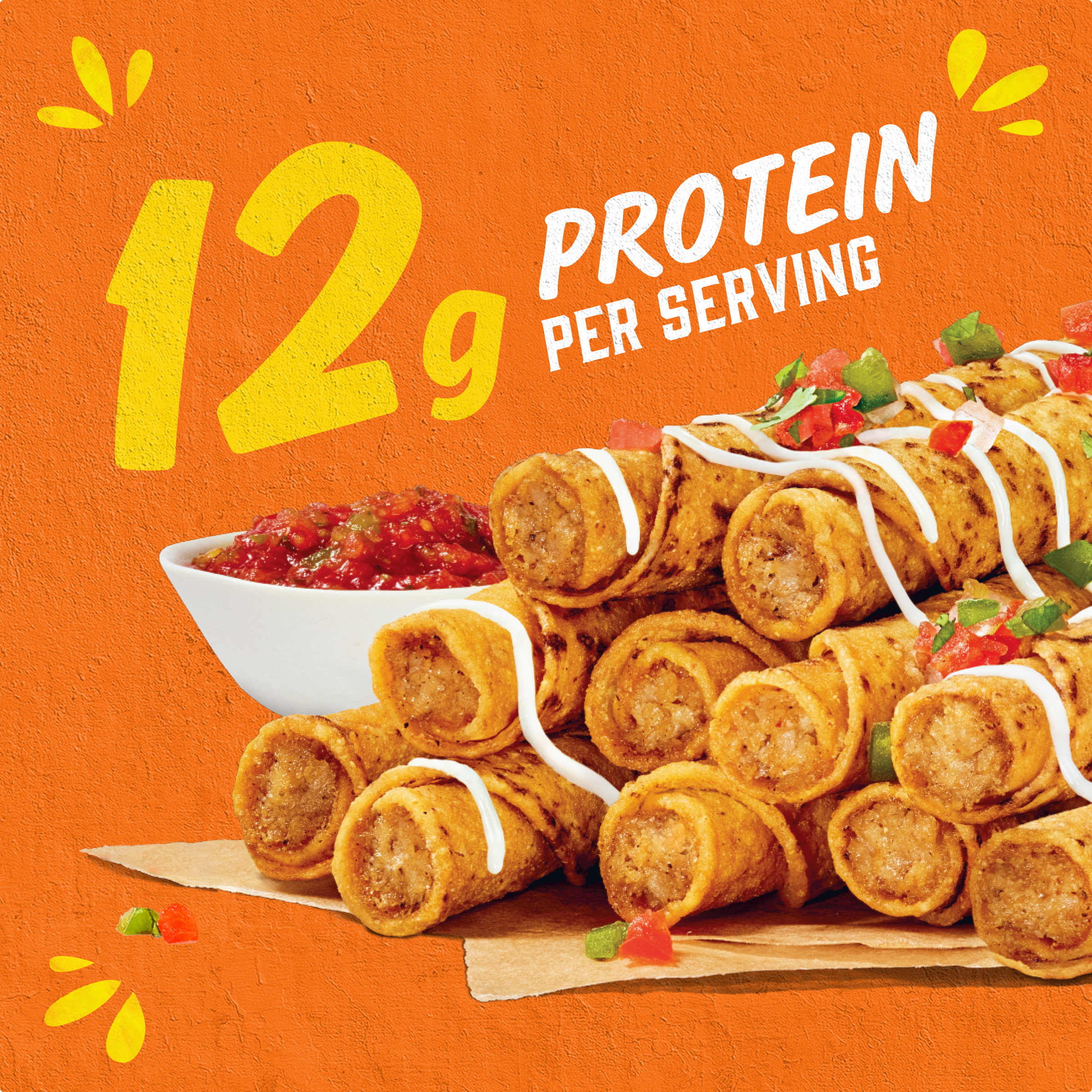Real Chicken Corn Taquitos Frozen Snacks