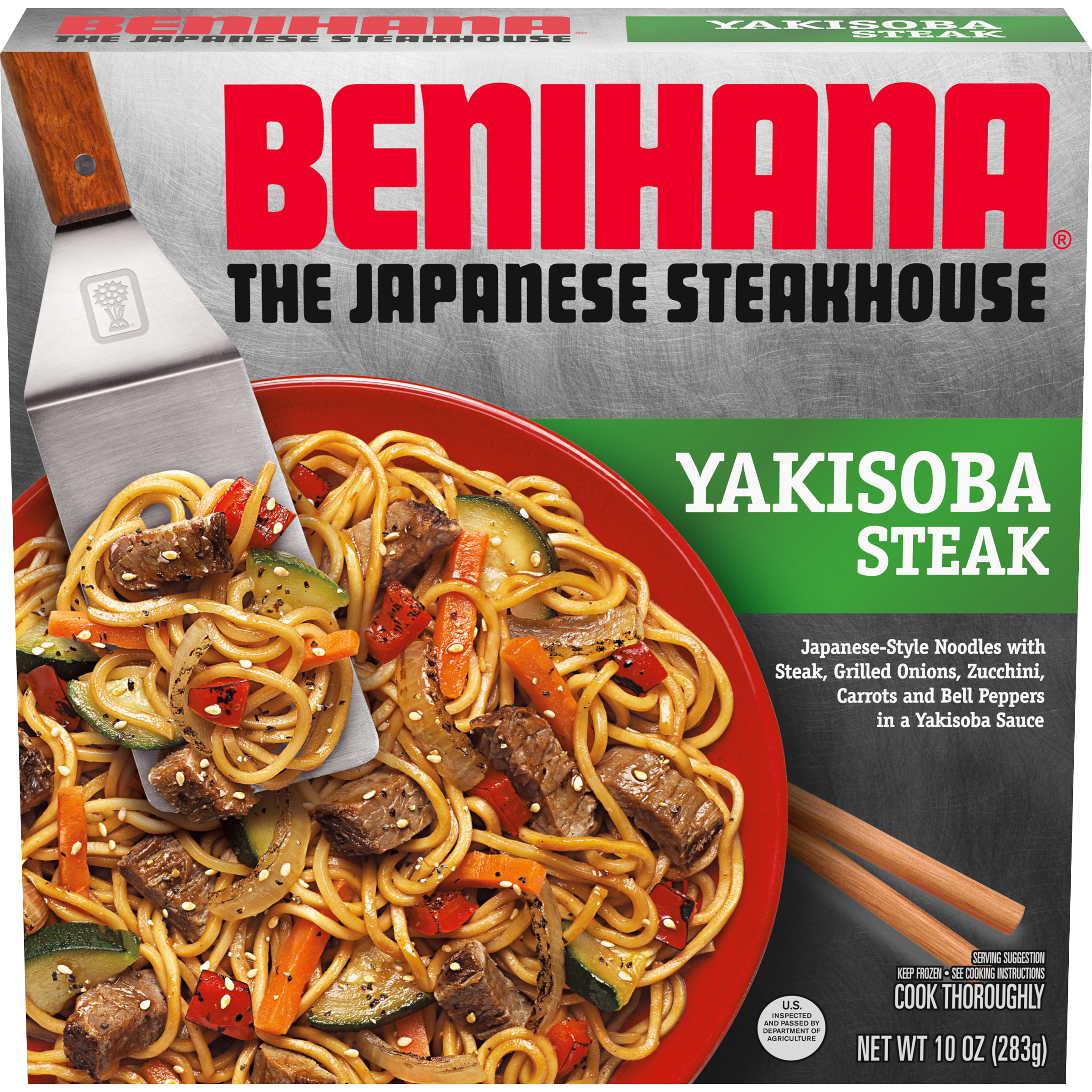 The Japanese Steakhouse Yakisoba Steak Frozen Meal