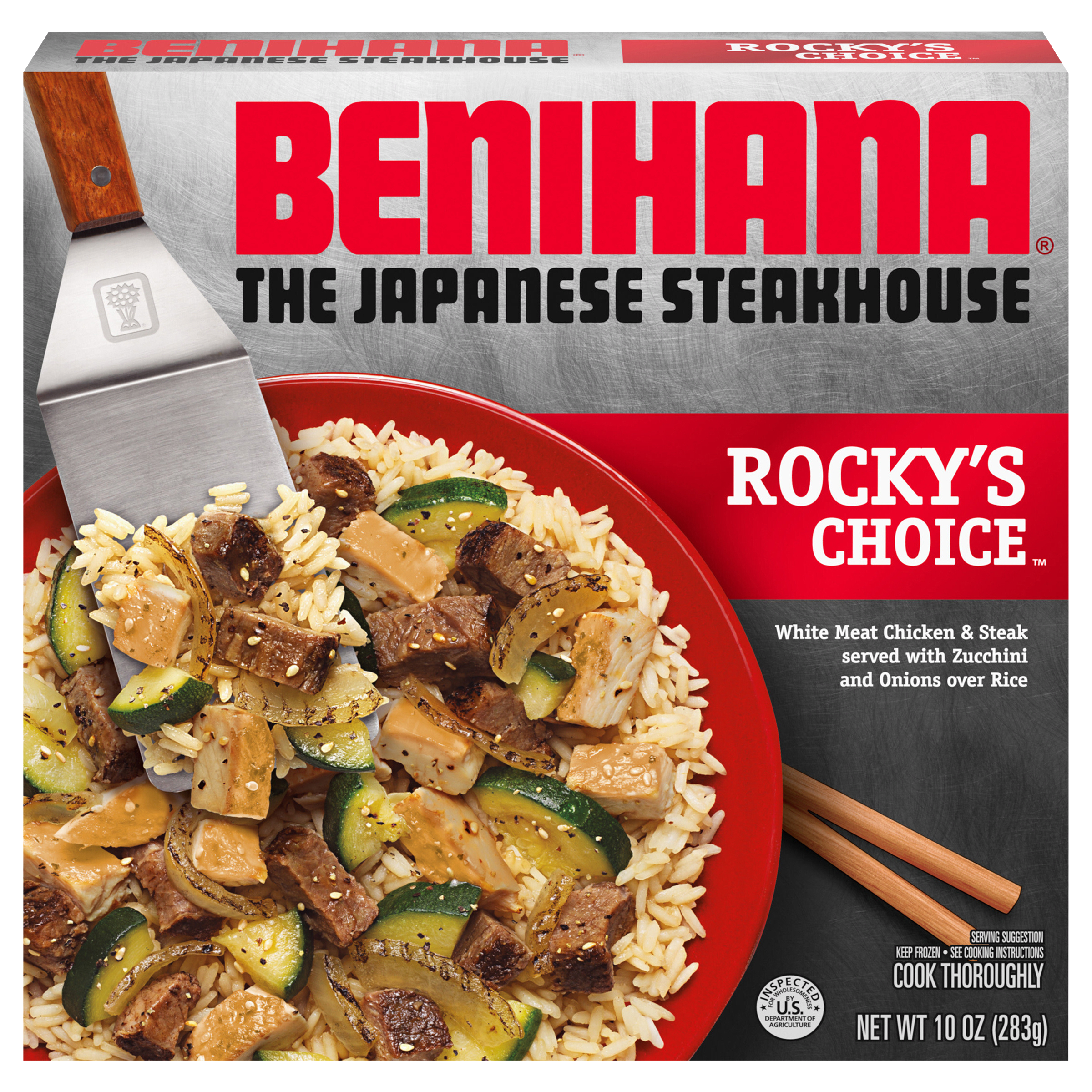 The Japanese Steakhouse Rocky's Choice Frozen Meal