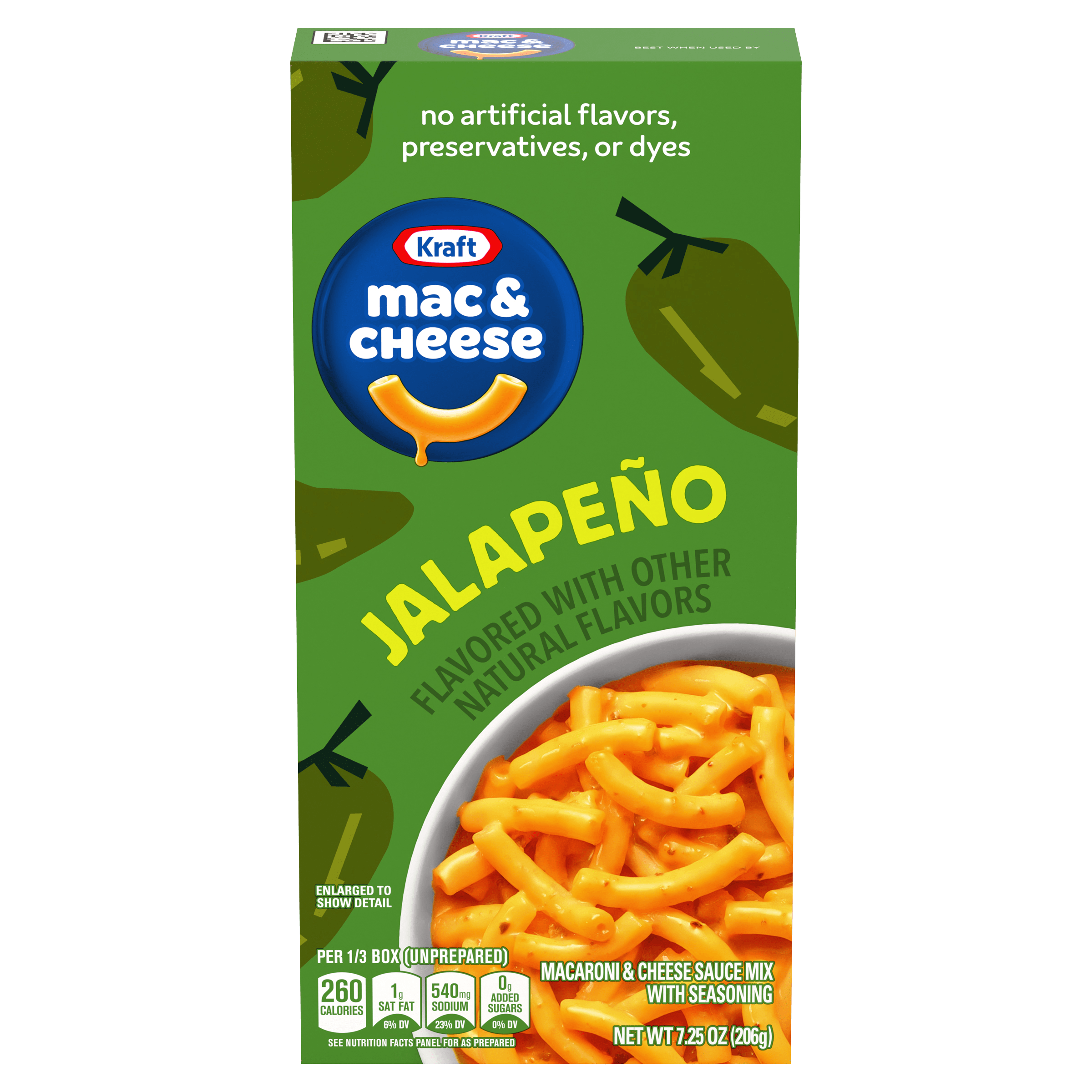 Jalapeno Flavored with Other Natural Flavors Mac & Cheese Macaroni