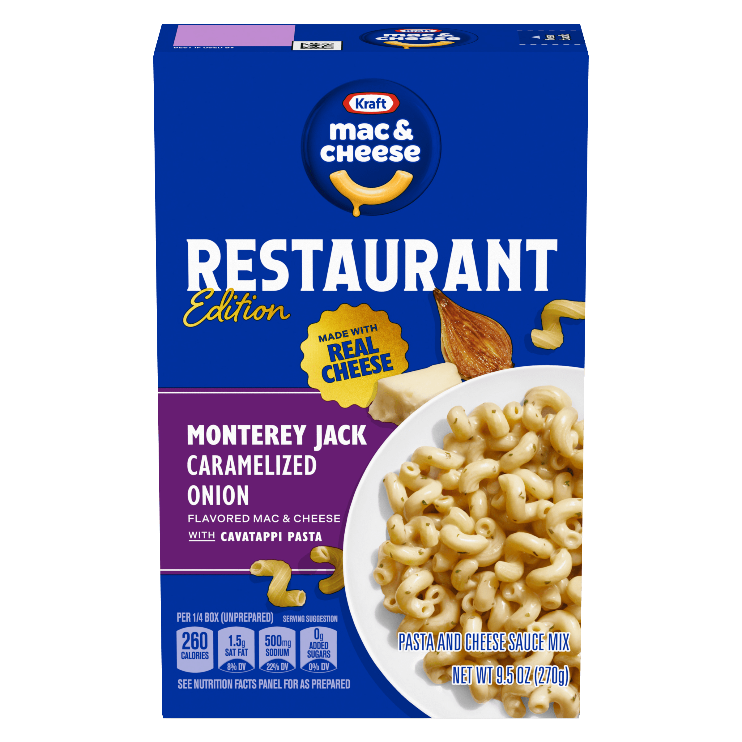 Monterey Jack Caramelized Onion Mac & Cheese Macaroni and Cheese Dinner