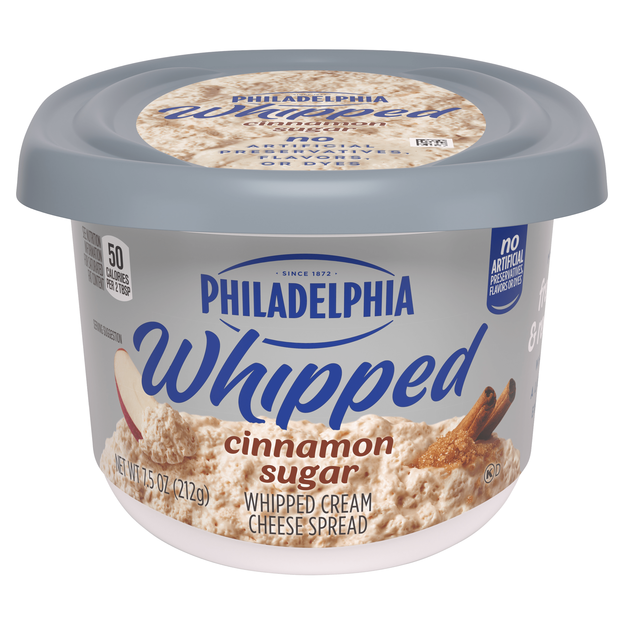 Cinnamon Sugar Whipped Cream Cheese Spread