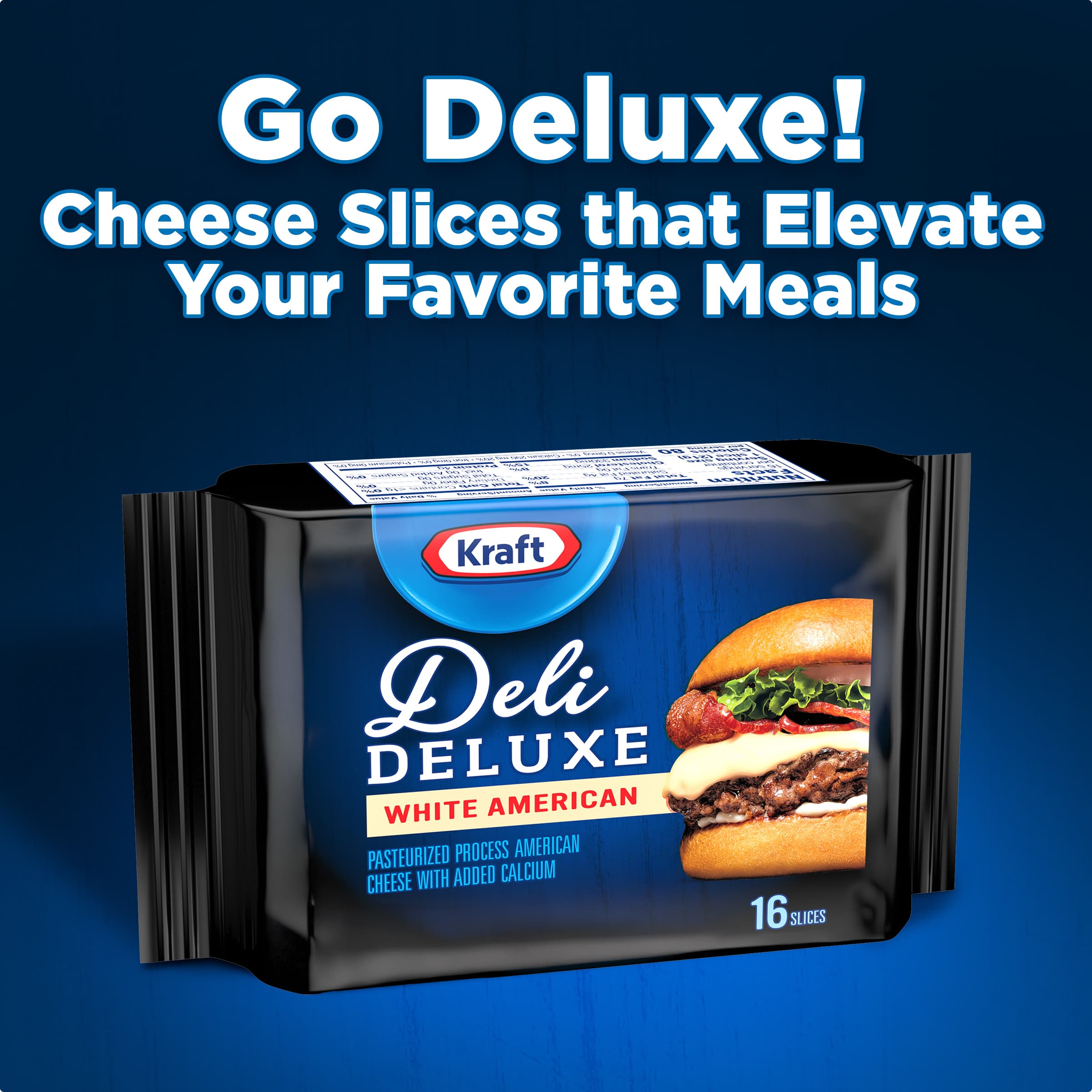 Deli Deluxe White American Cheese Slices