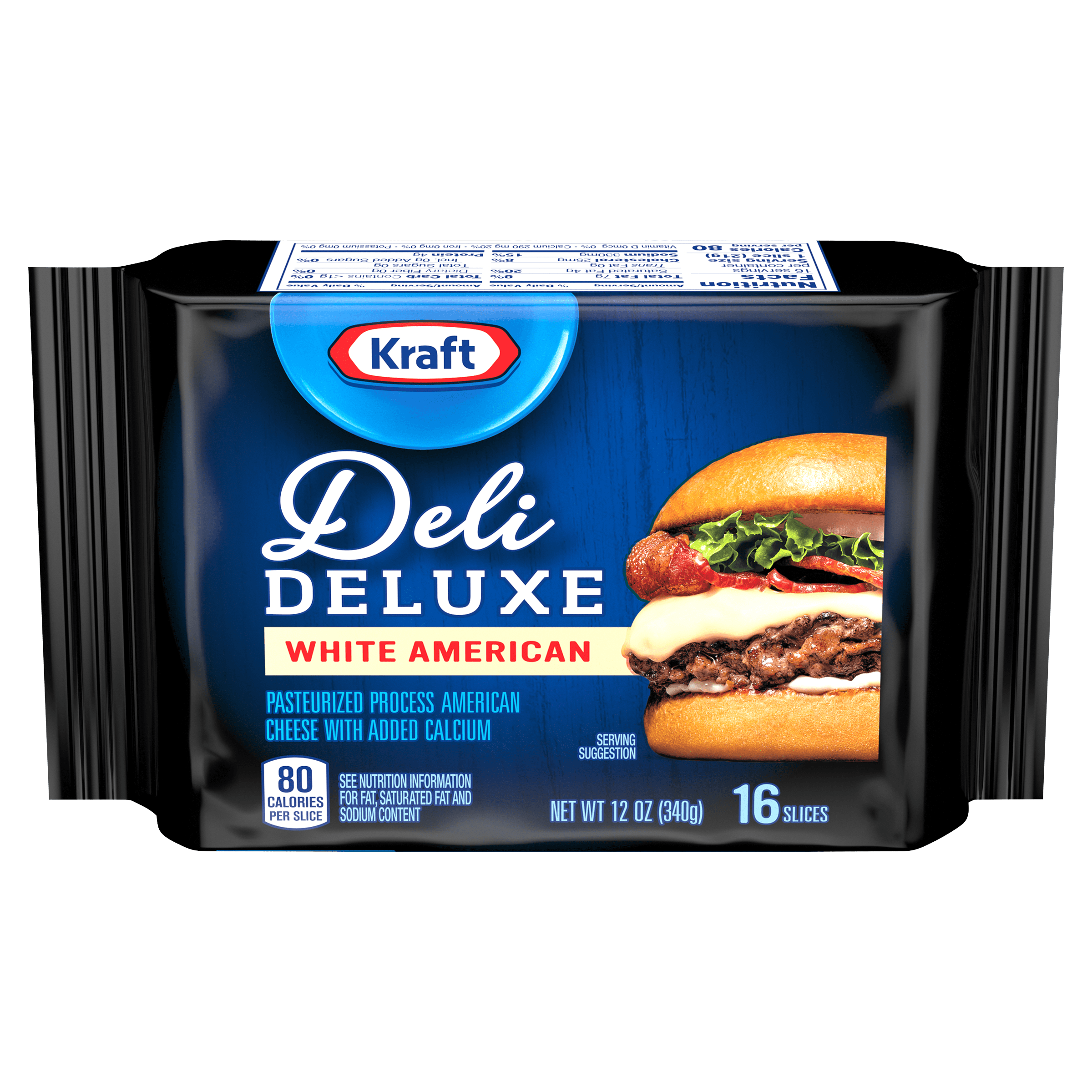 Deli Deluxe White American Cheese Slices