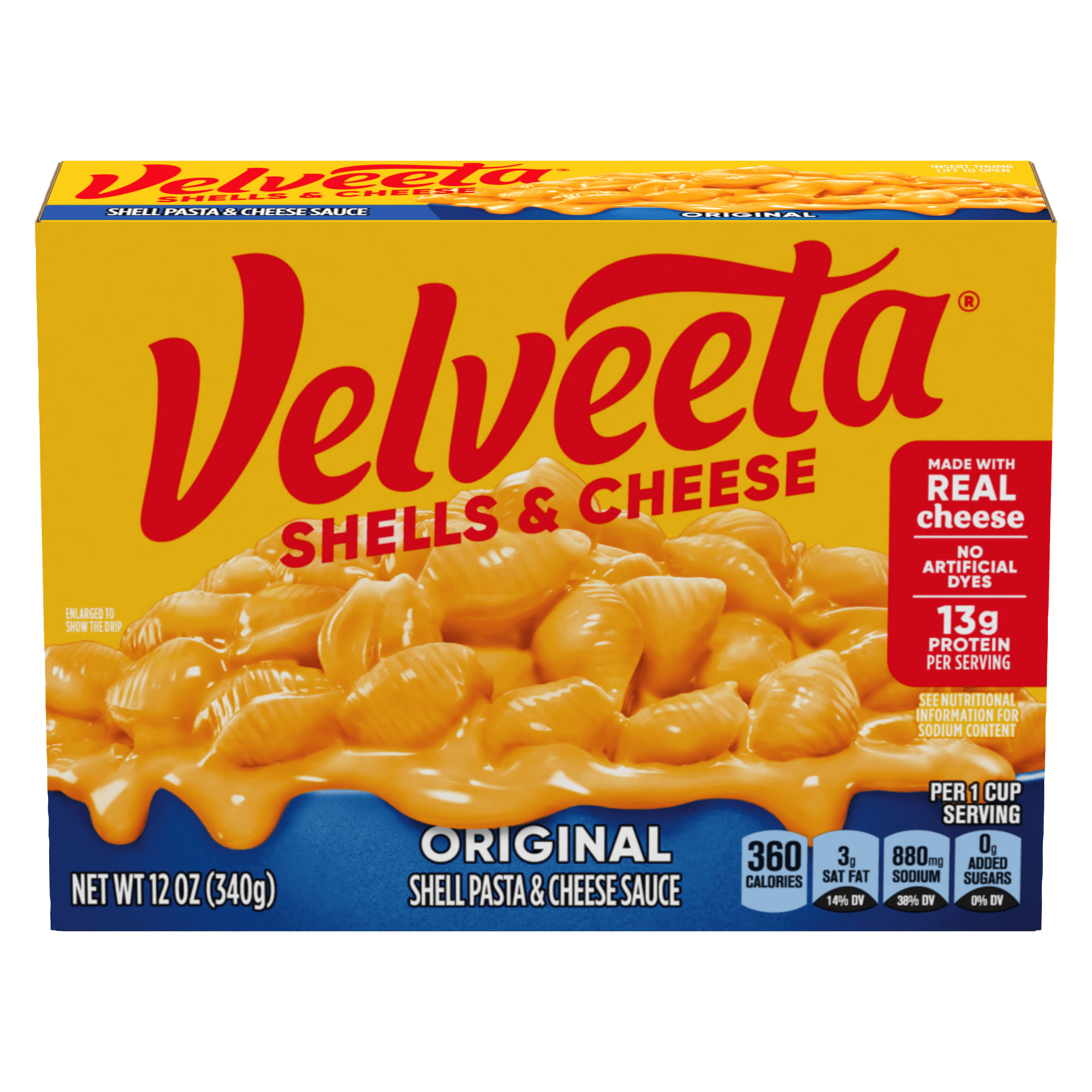 Shells & Cheese Original Shell Pasta & Cheese Sauce Meal