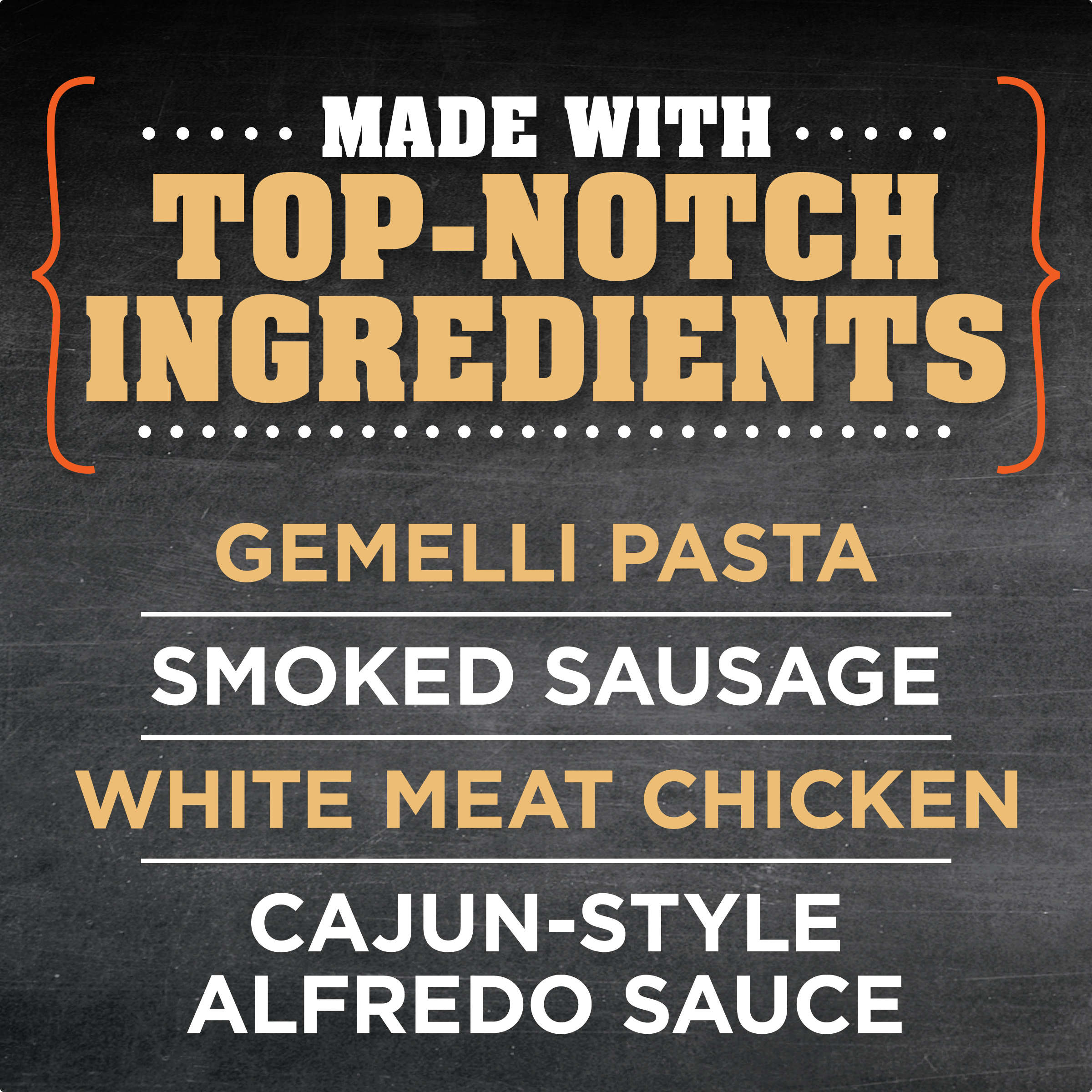 Cajun-Style Alfredo with Smoked Sausage & Chicken Frozen Meal