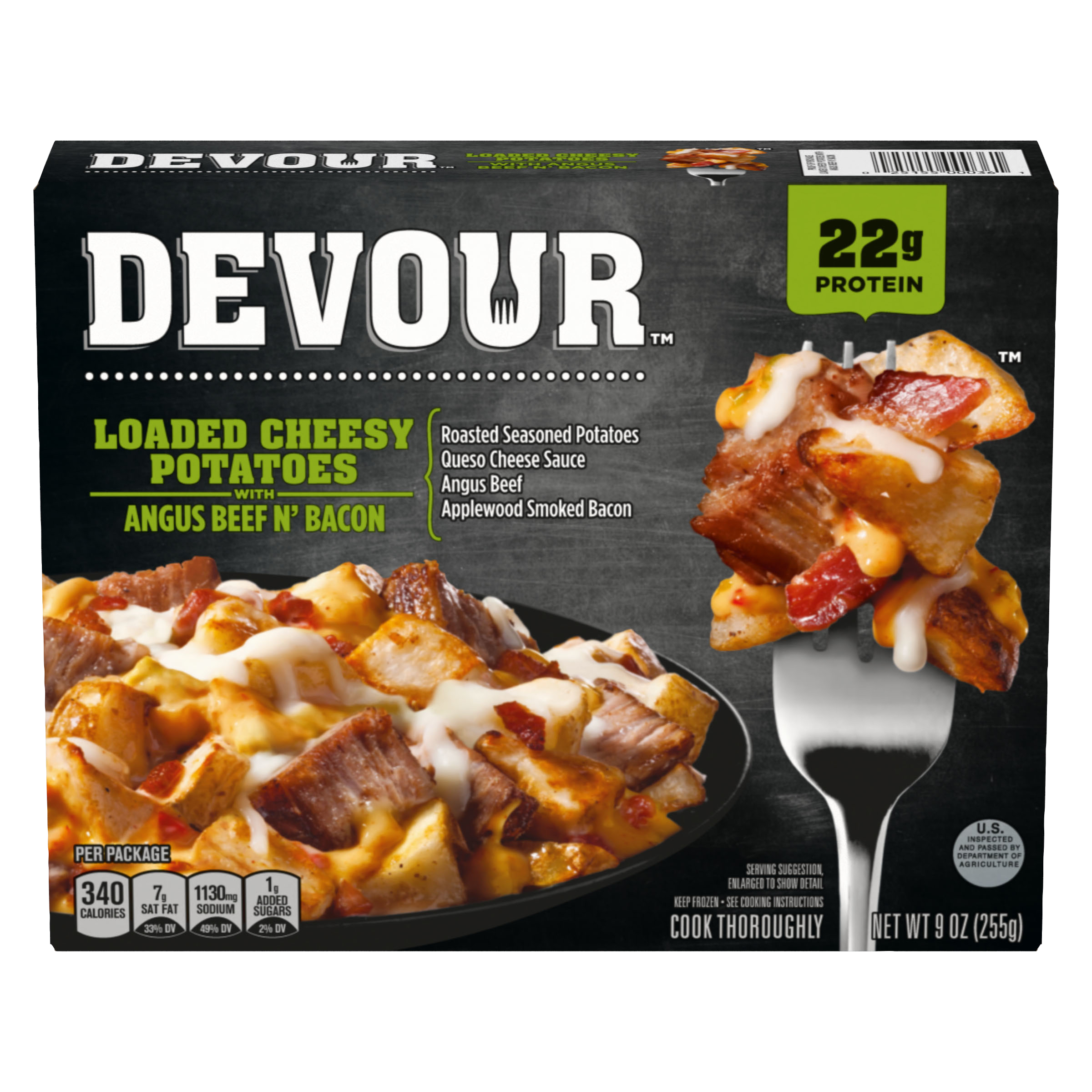 Loaded Cheesy Potatoes with Angus Beef & Smoked Bacon Frozen Meal