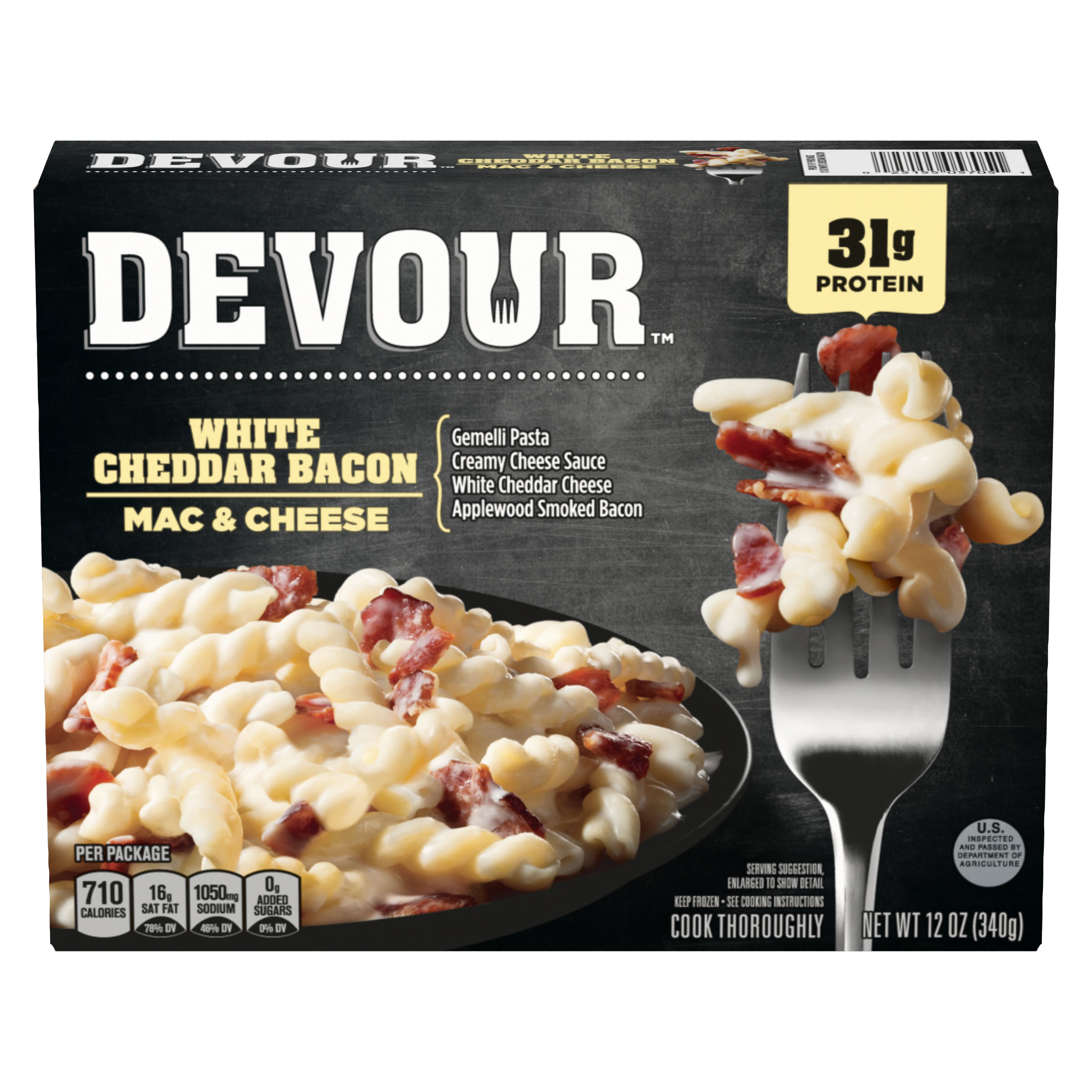 White Cheddar Mac & Cheese with Smoked Bacon Frozen Meal