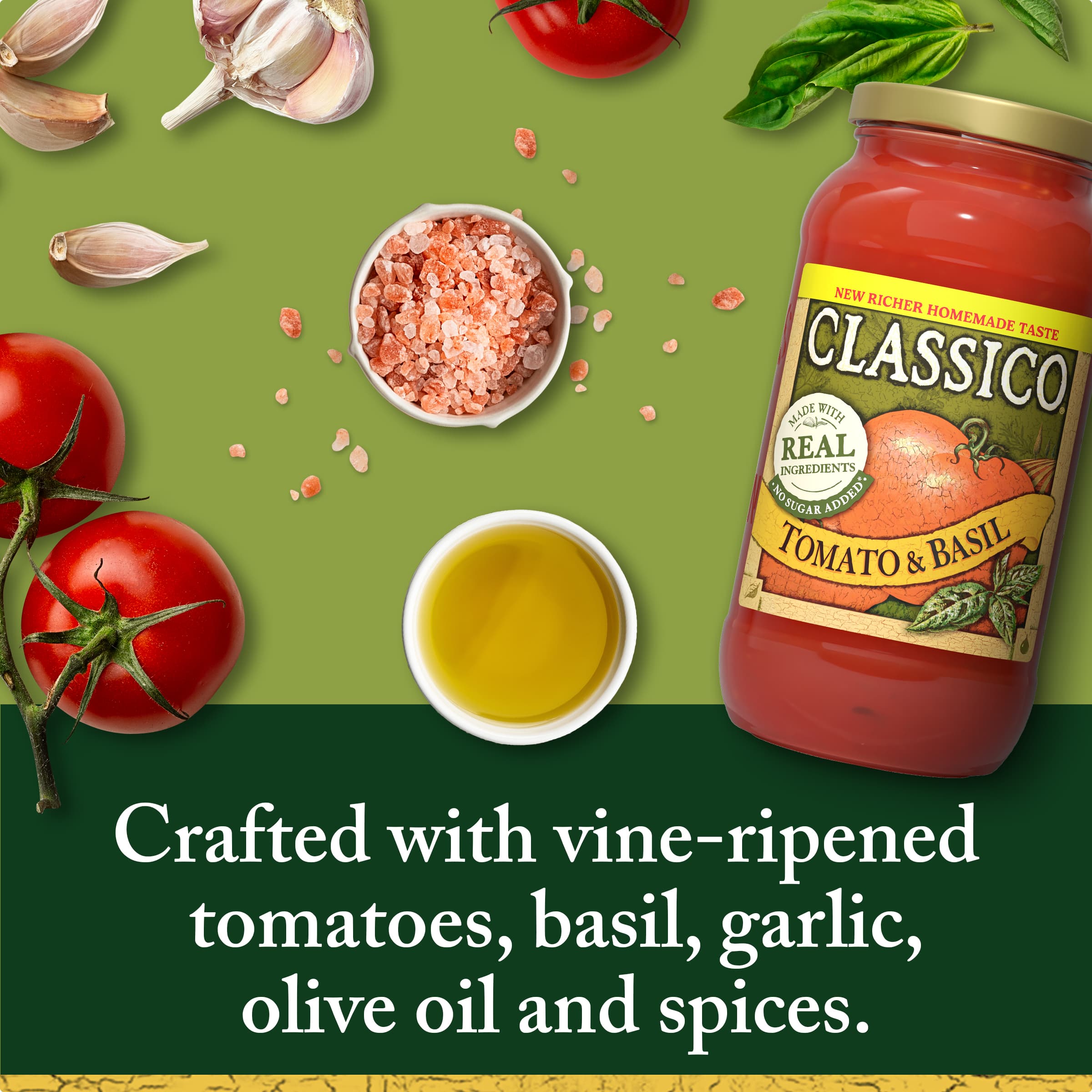 Tomato & Basil Pasta Sauce