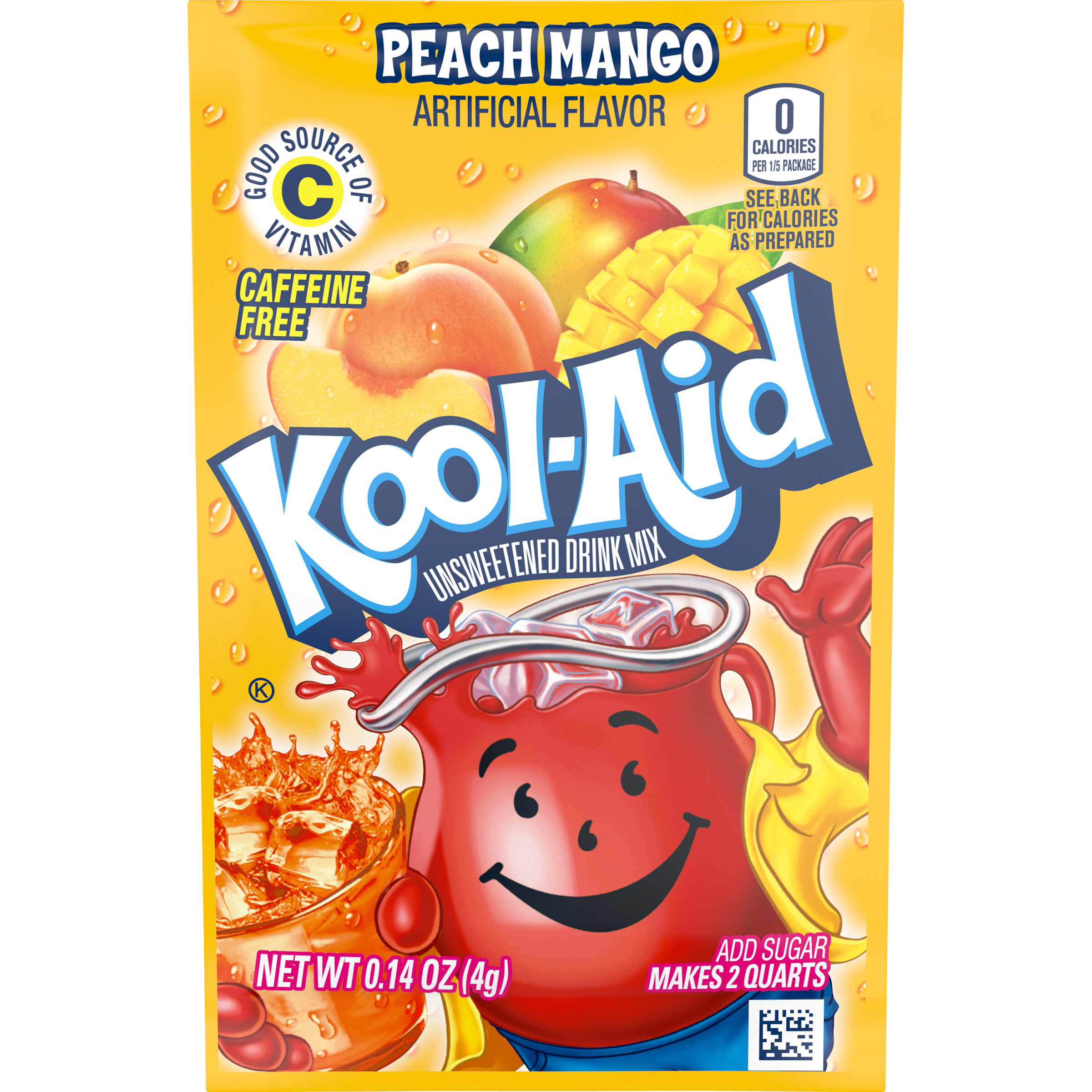 Unsweetened Peach Mango Artificially Flavored Powdered Soft Drink Mix