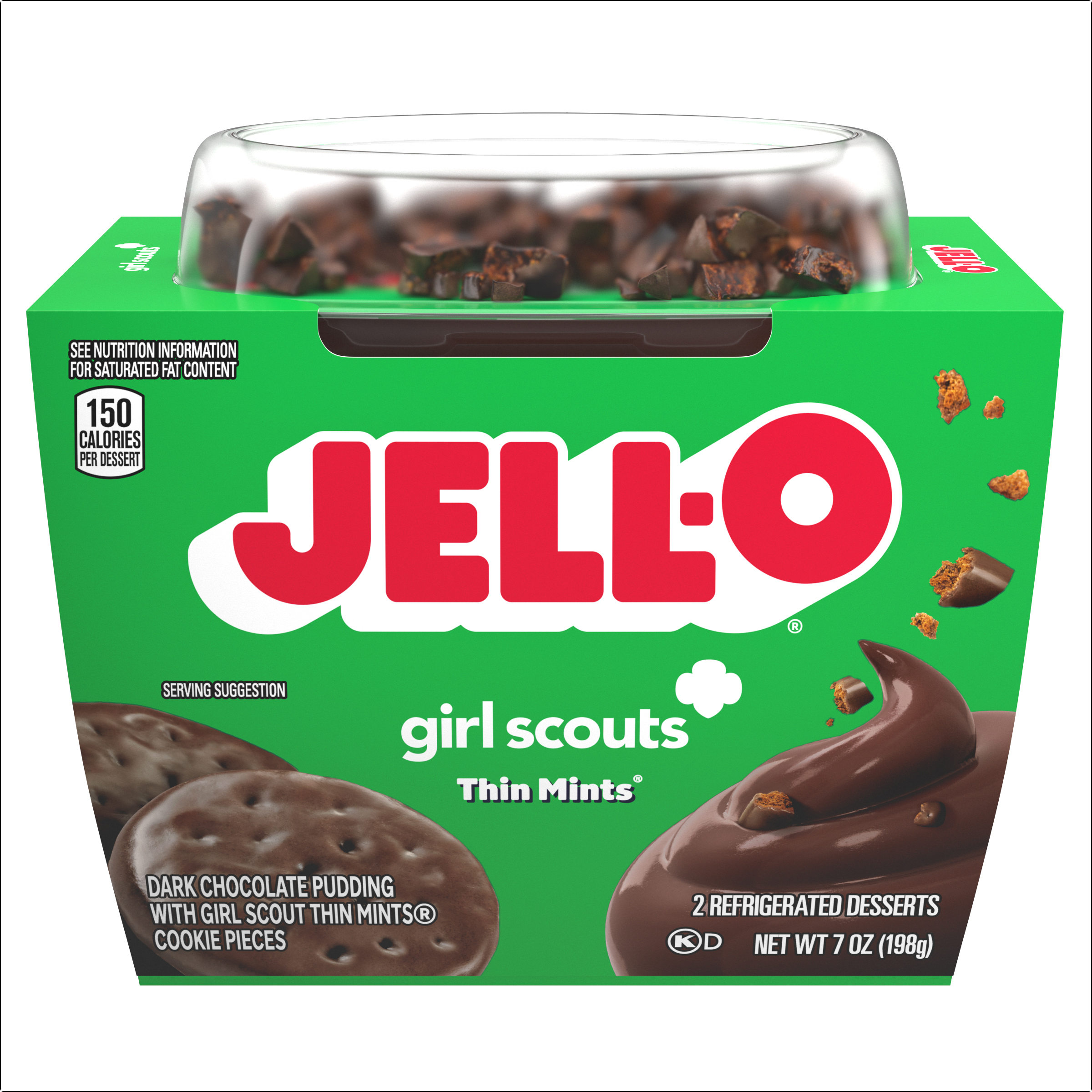 Thin Mints Ready-to-Eat Pudding Snack Cups | Jell-O | United