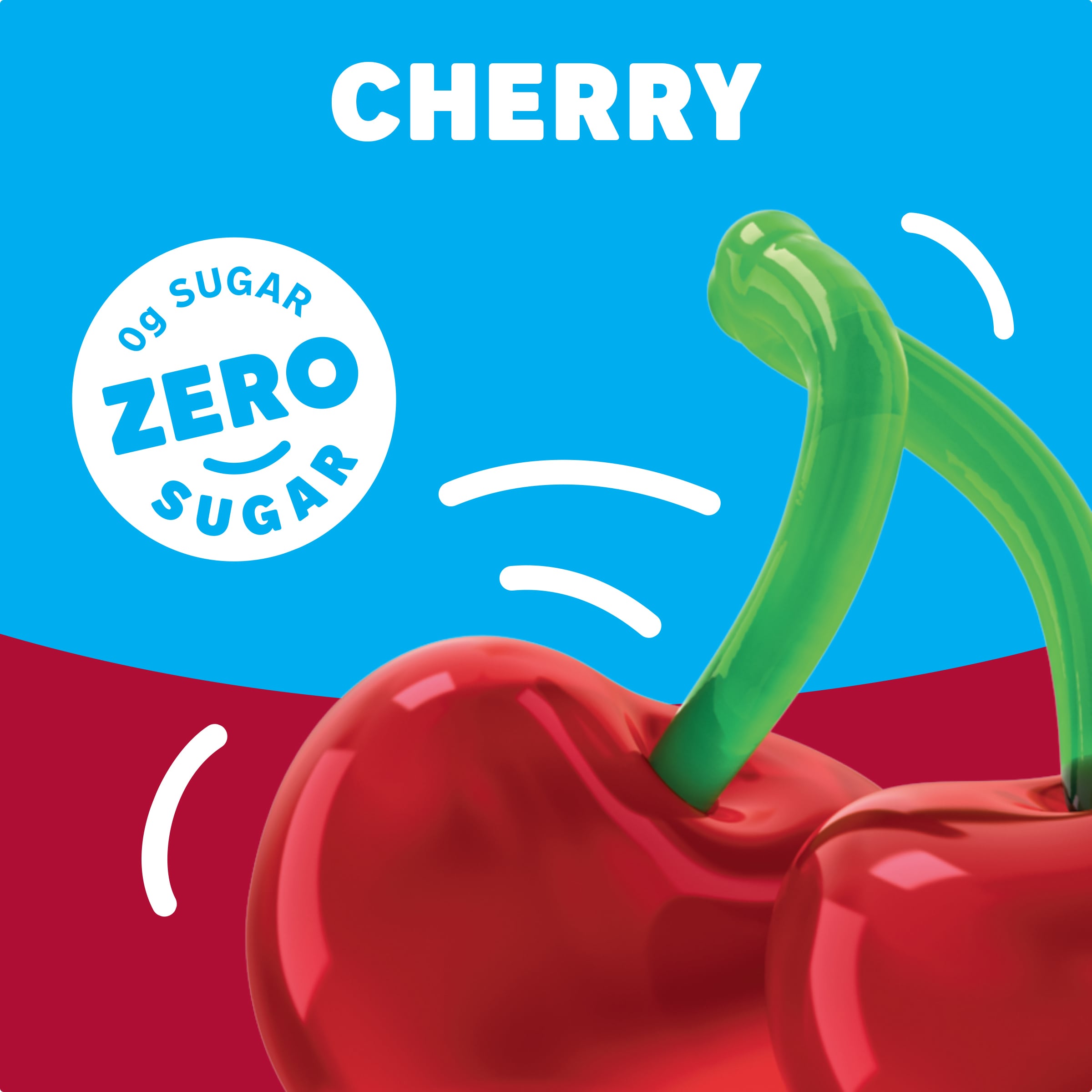 Zero Sugar Cherry Flavor Gelatin