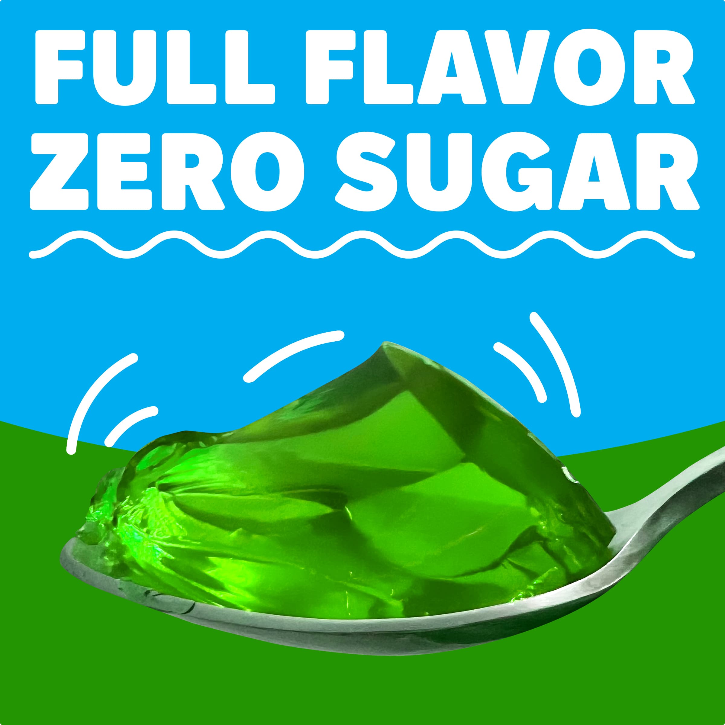 Zero Sugar Lime Flavor Gelatin Gelatin Dessert Mix