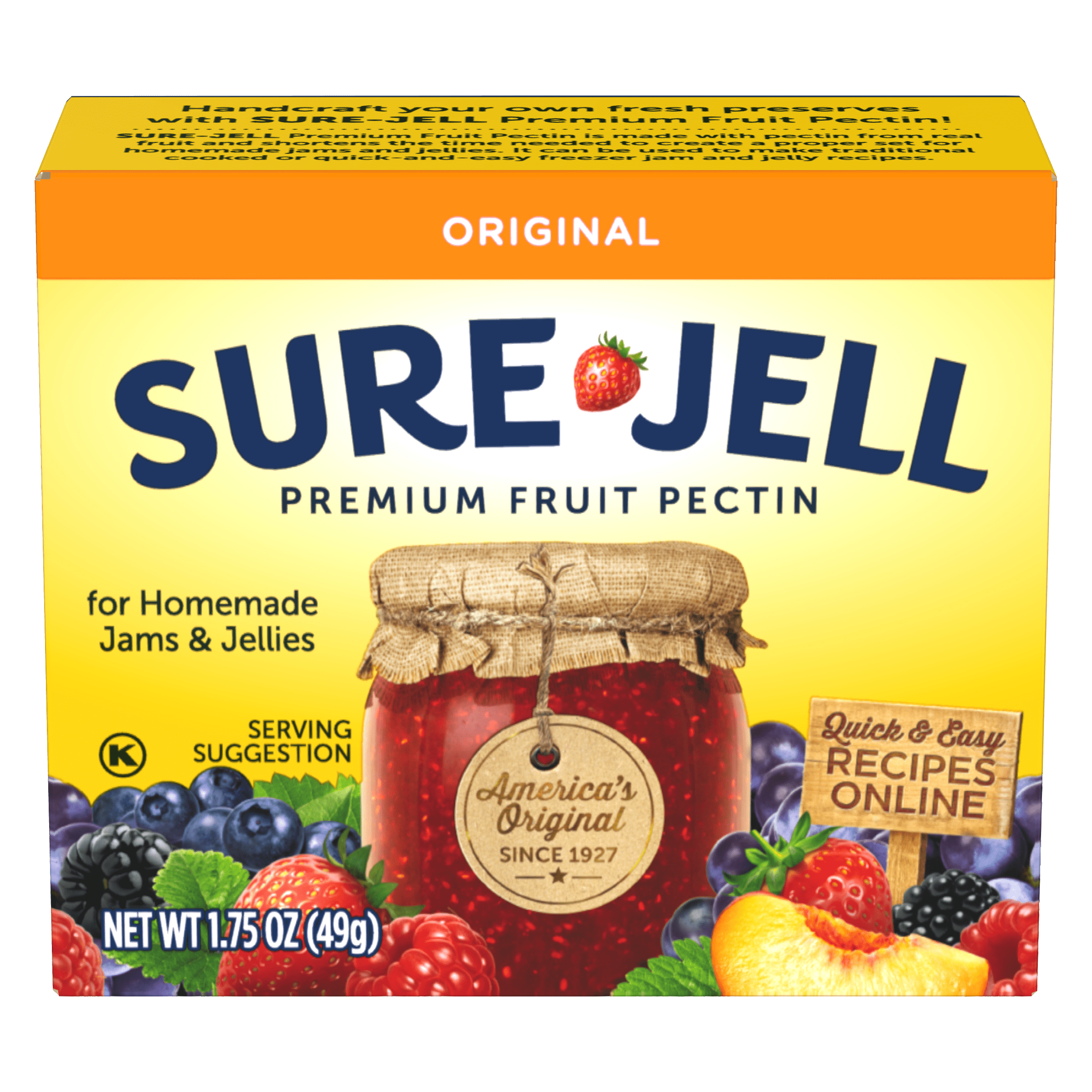 Original Premium Fruit Pectin | SURE-JELL | United States