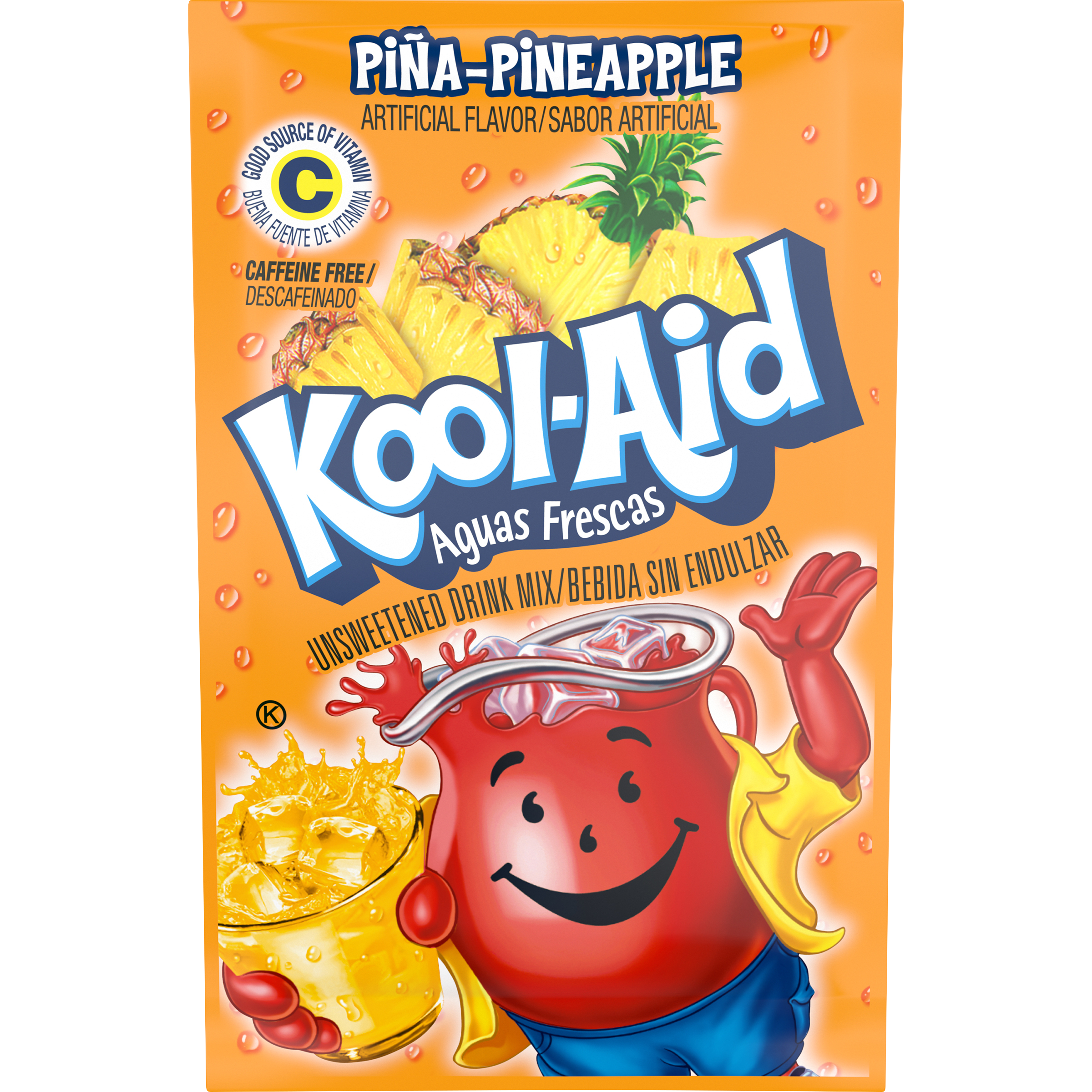 Unsweetened Pina-Pineapple Artificially Flavored Powdered Soft Drink Mix