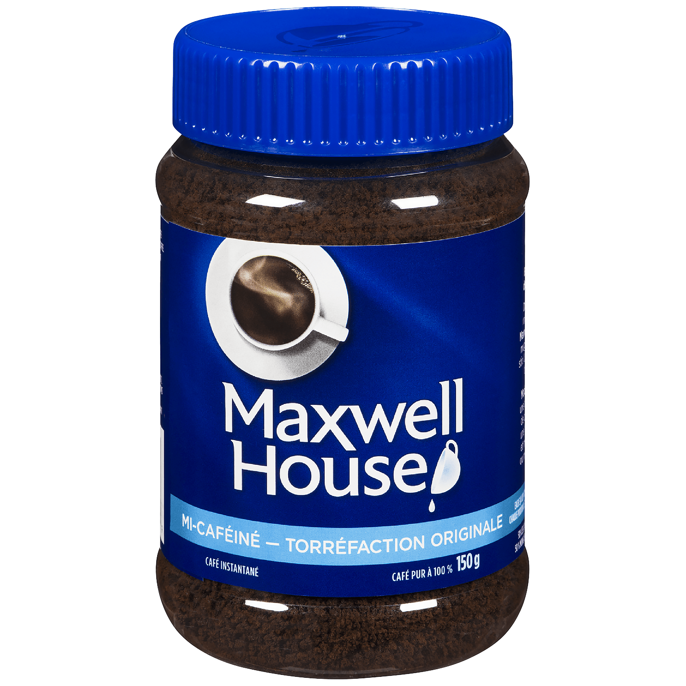 Café instantané mi-caféiné torréfaction originale