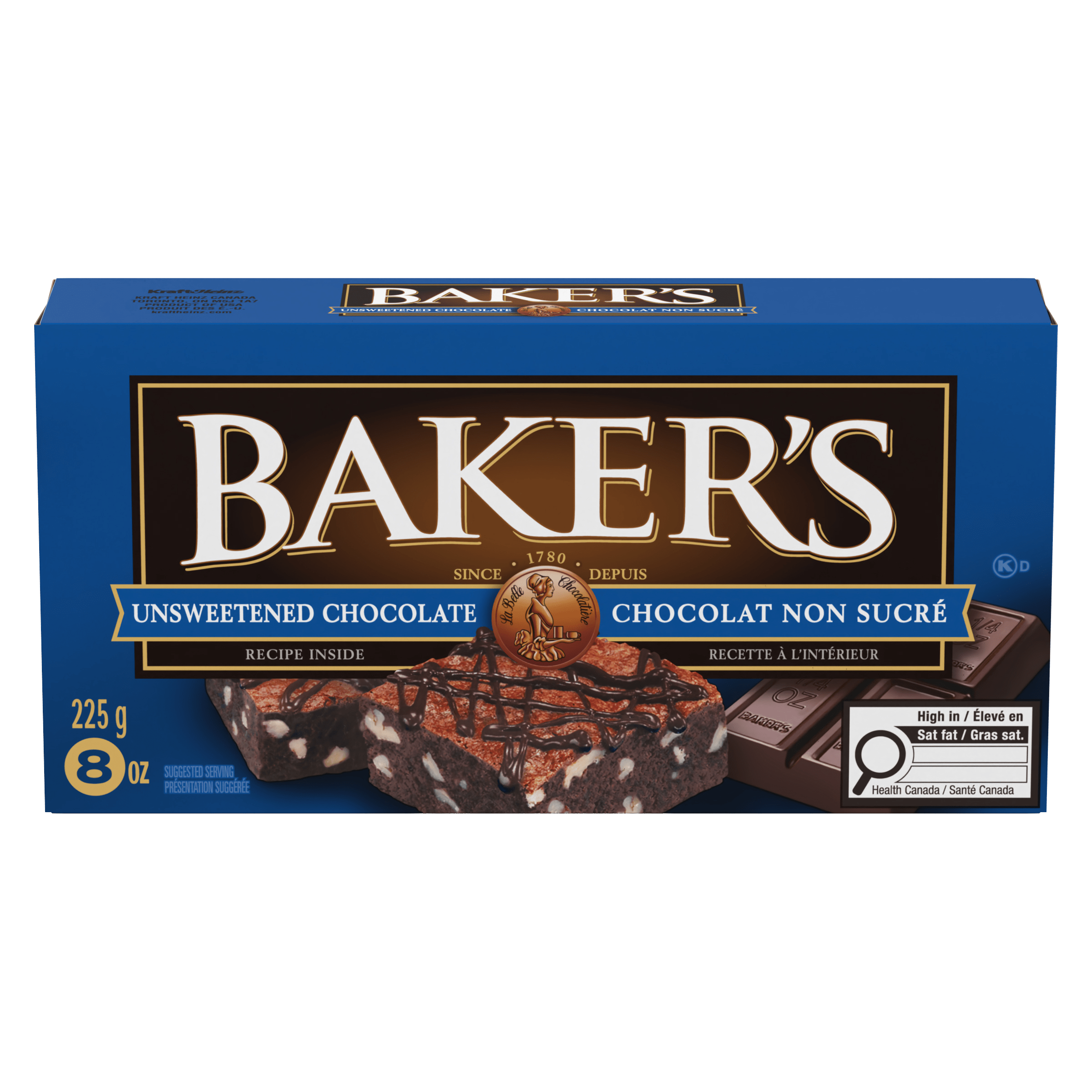 100% Pure Unsweetened Chocolate Baking Bar