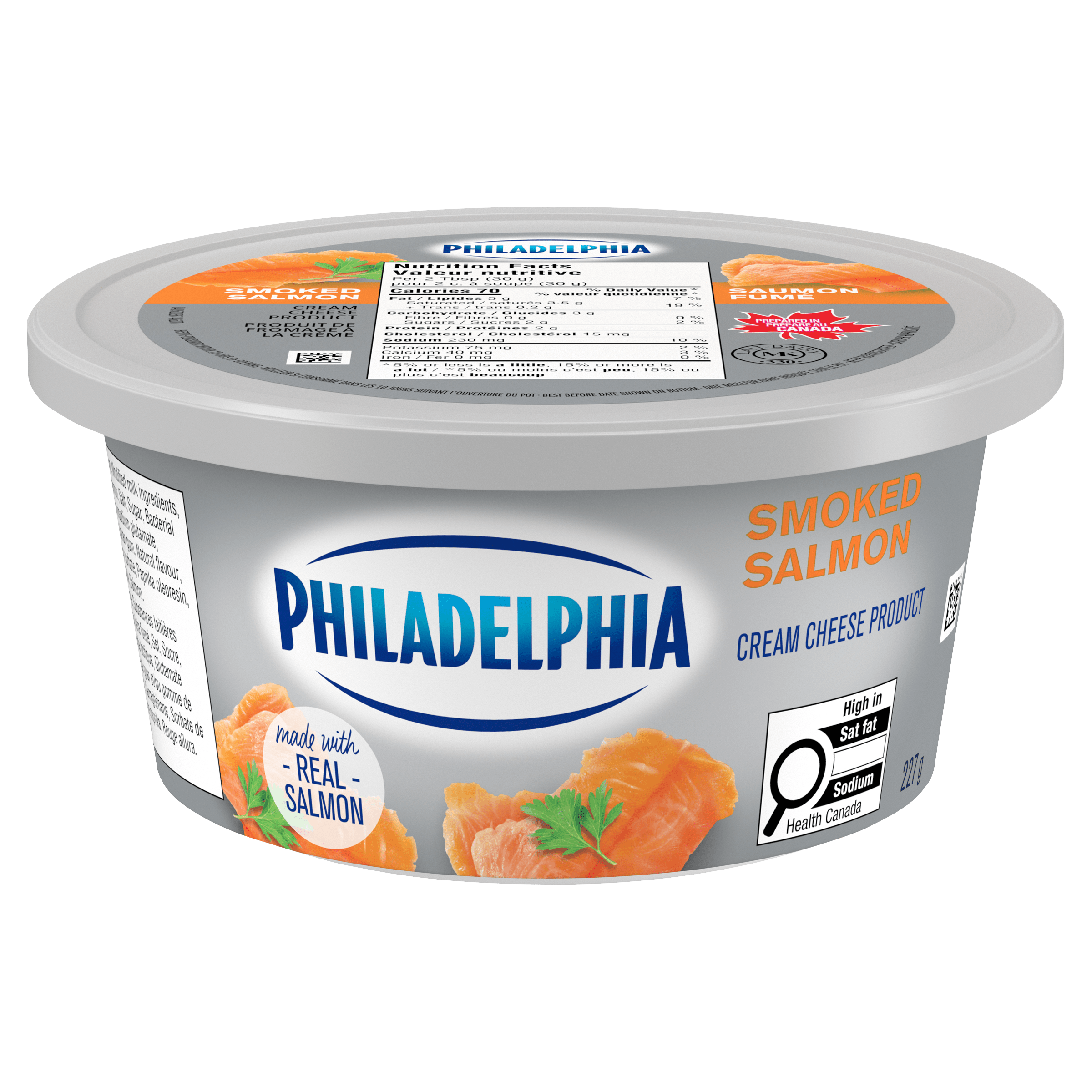 Smoked Salmon Cream Cheese Product