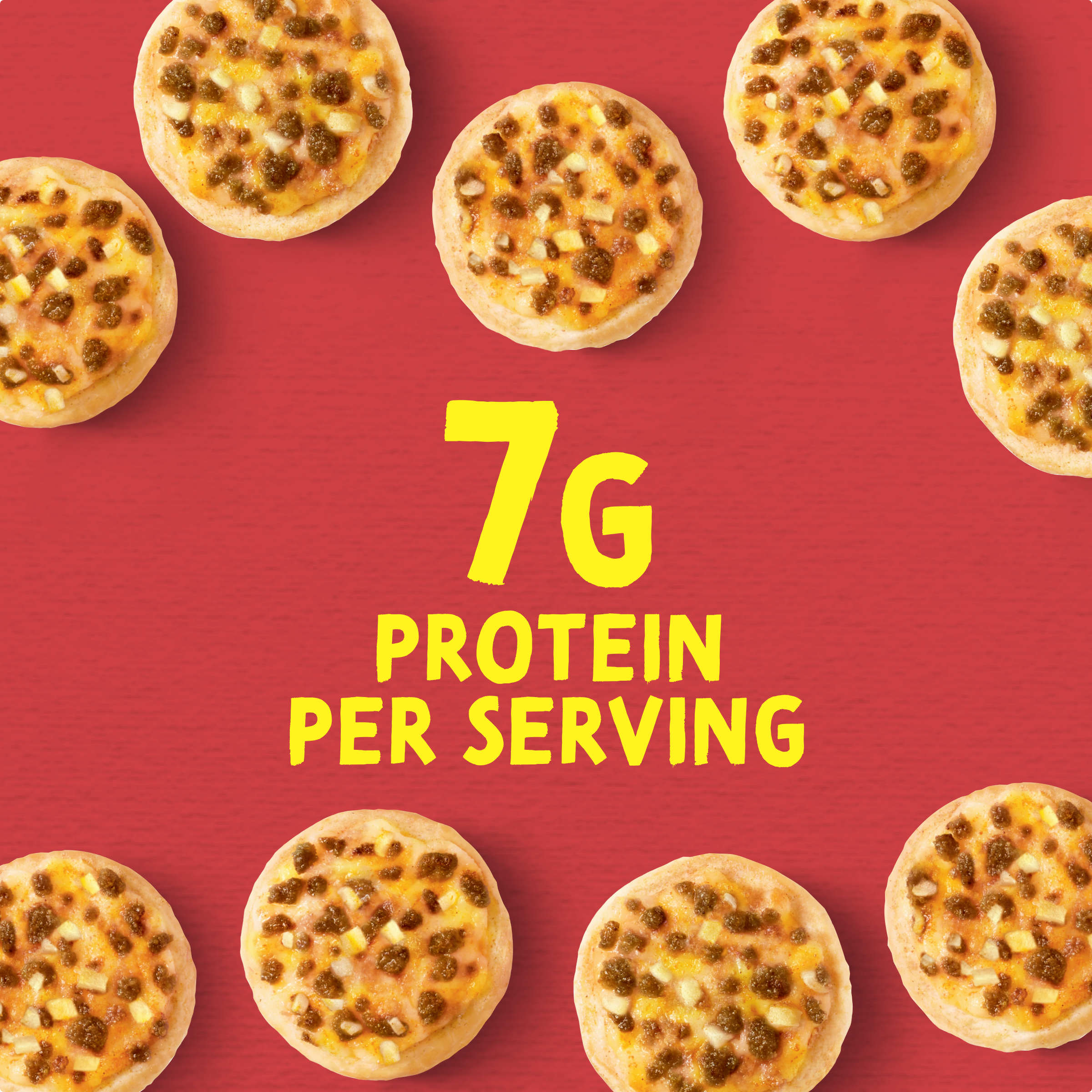 Cheeseburger Mini Bagel Pizza Snacks