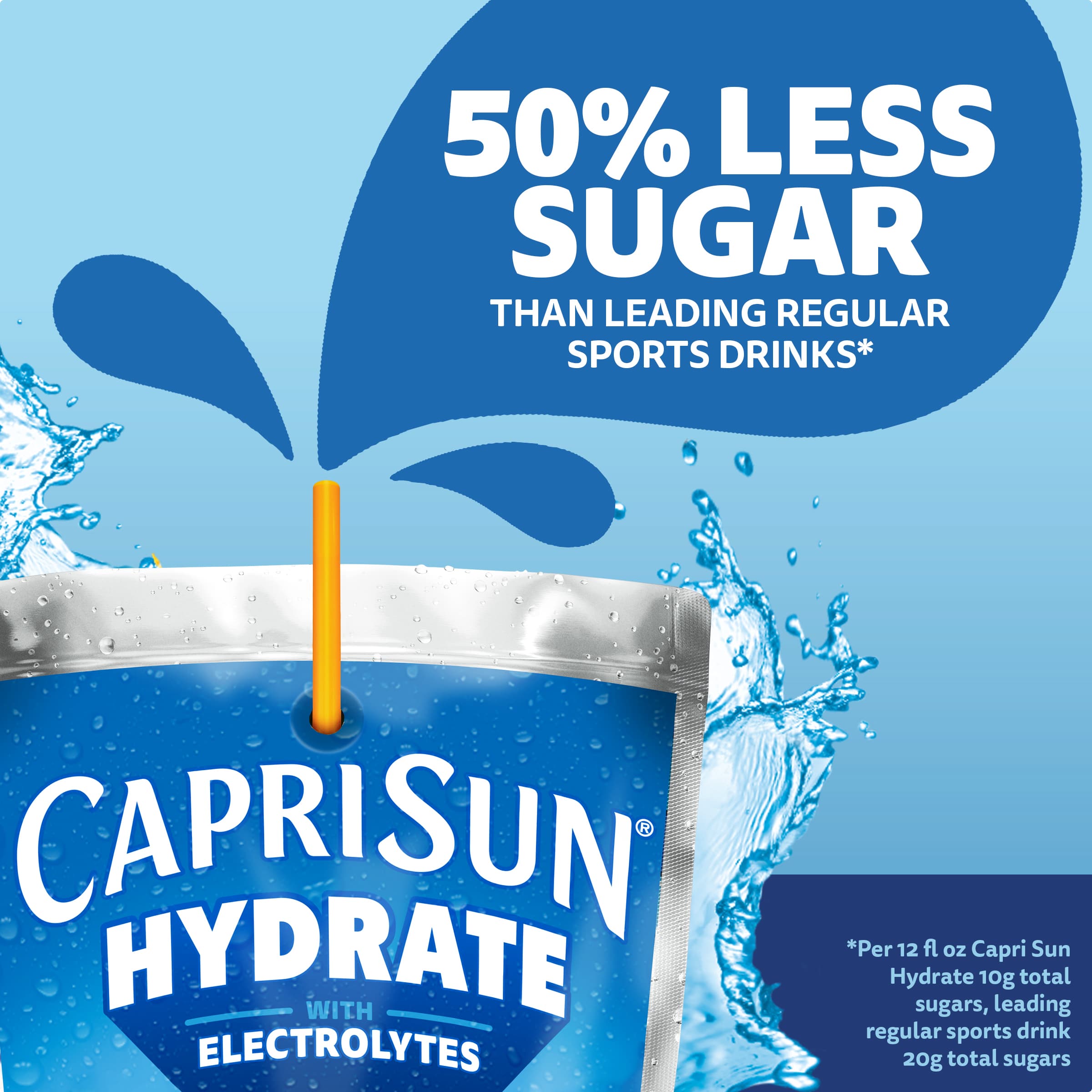Hydrate Tropical Punch Flavored Drink with Electrolytes and Vitamin E
