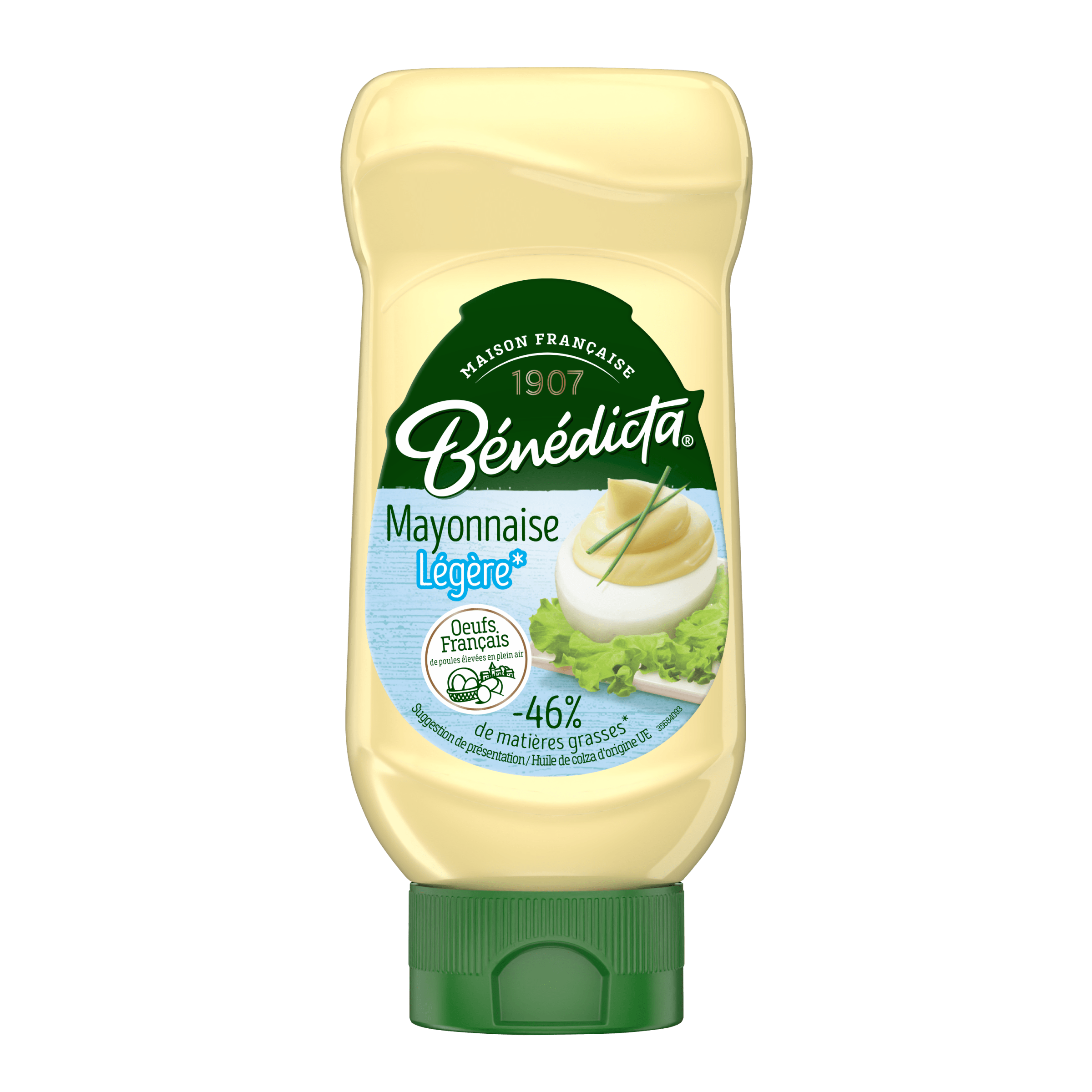 Bénédicta Mayonnaise Légère Flacon Souple 415g