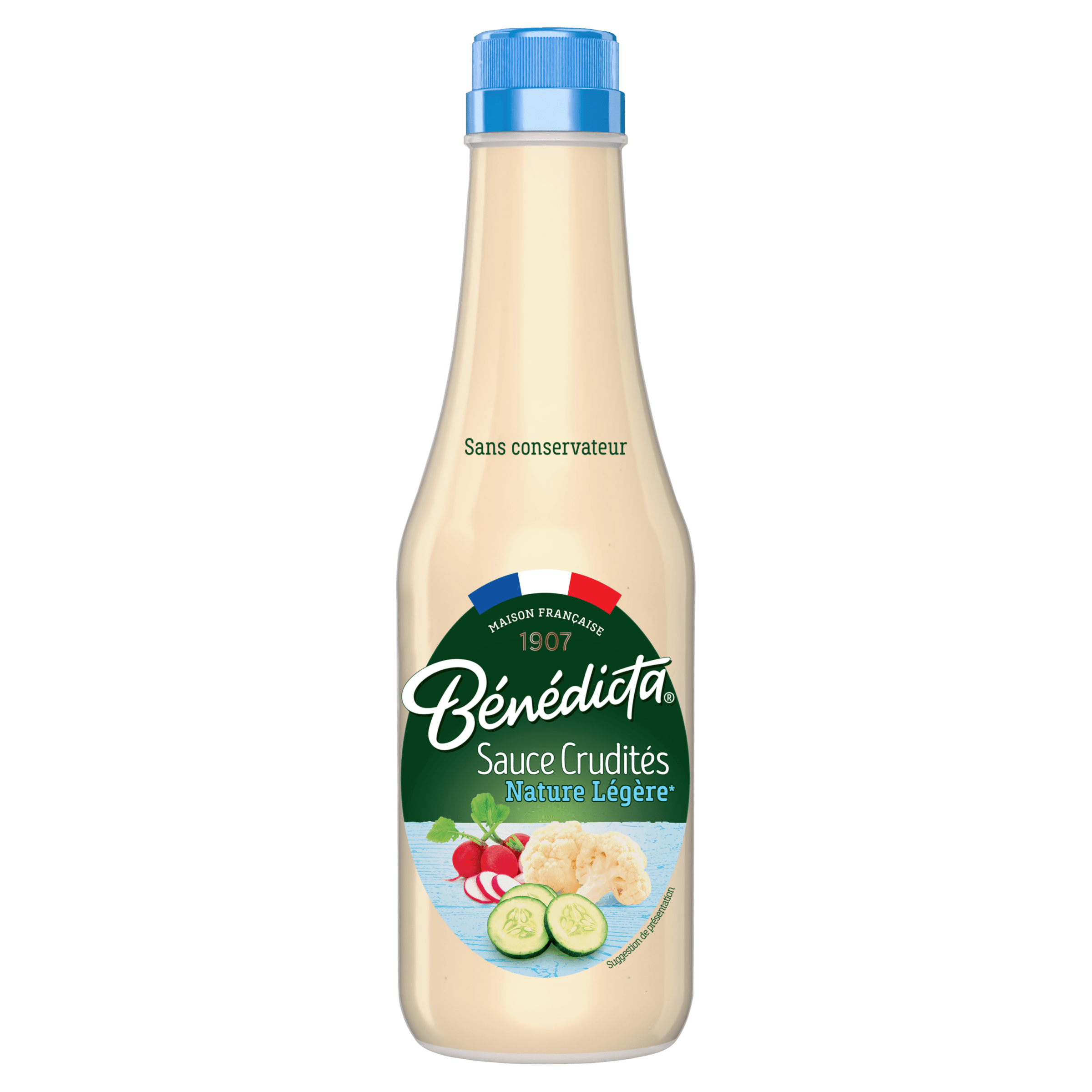 Bénédicta Sauce Crudités Nature Légère 745g
