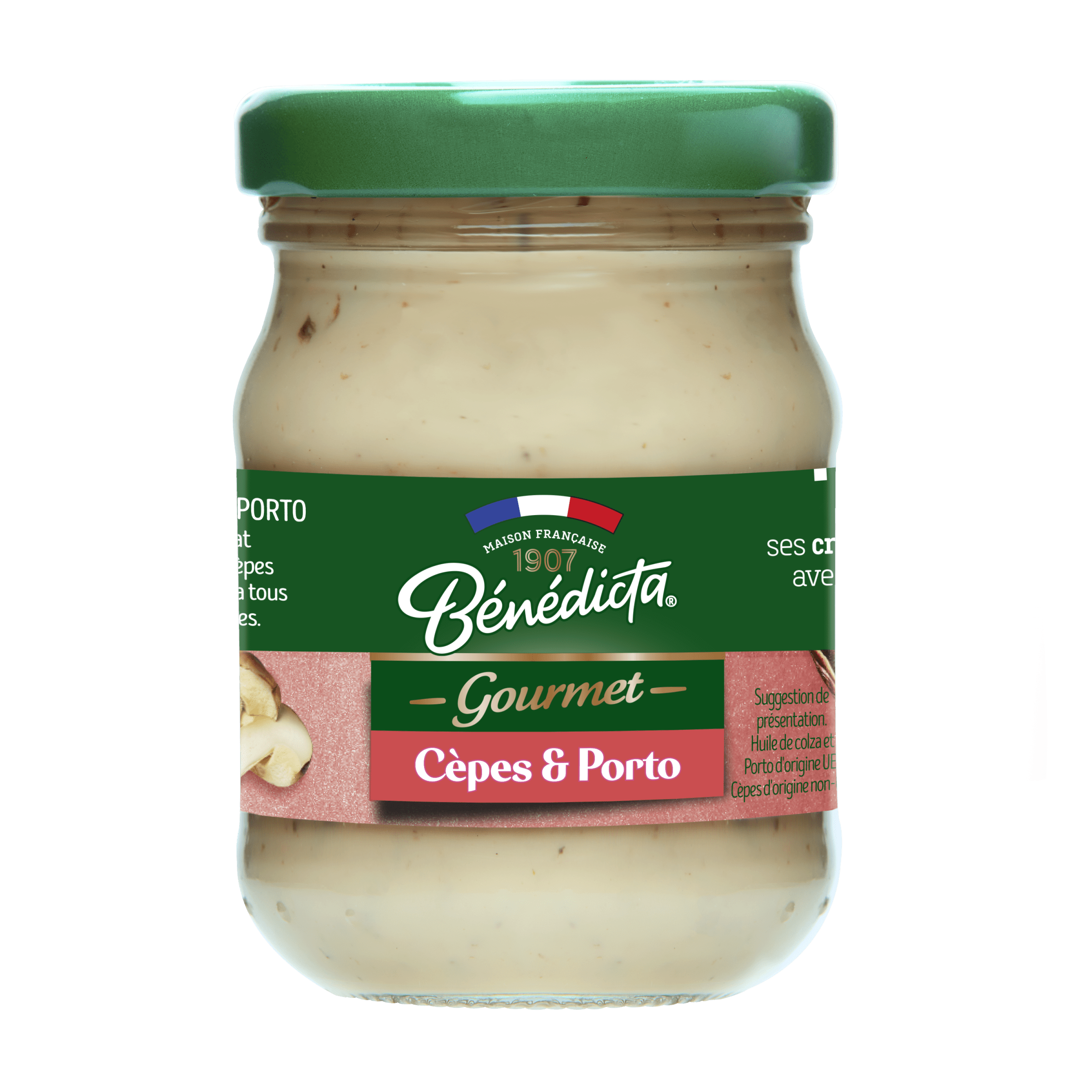 Bénédicta Sauce Gourmet Cèpes & Porto Mini Bocal 80g