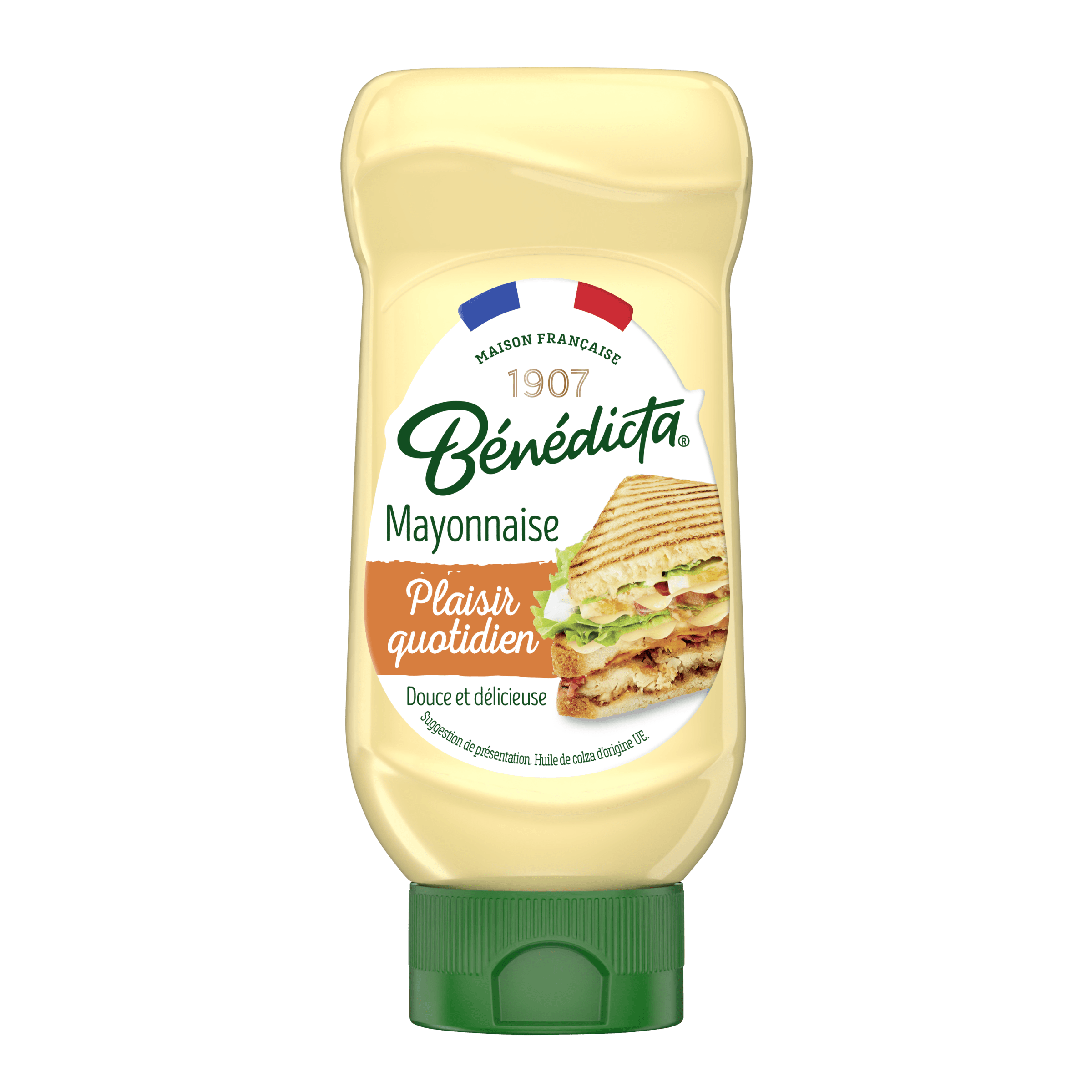 Bénédicta Mayonnaise Plaisir Quotidien Flacon Souple 400g