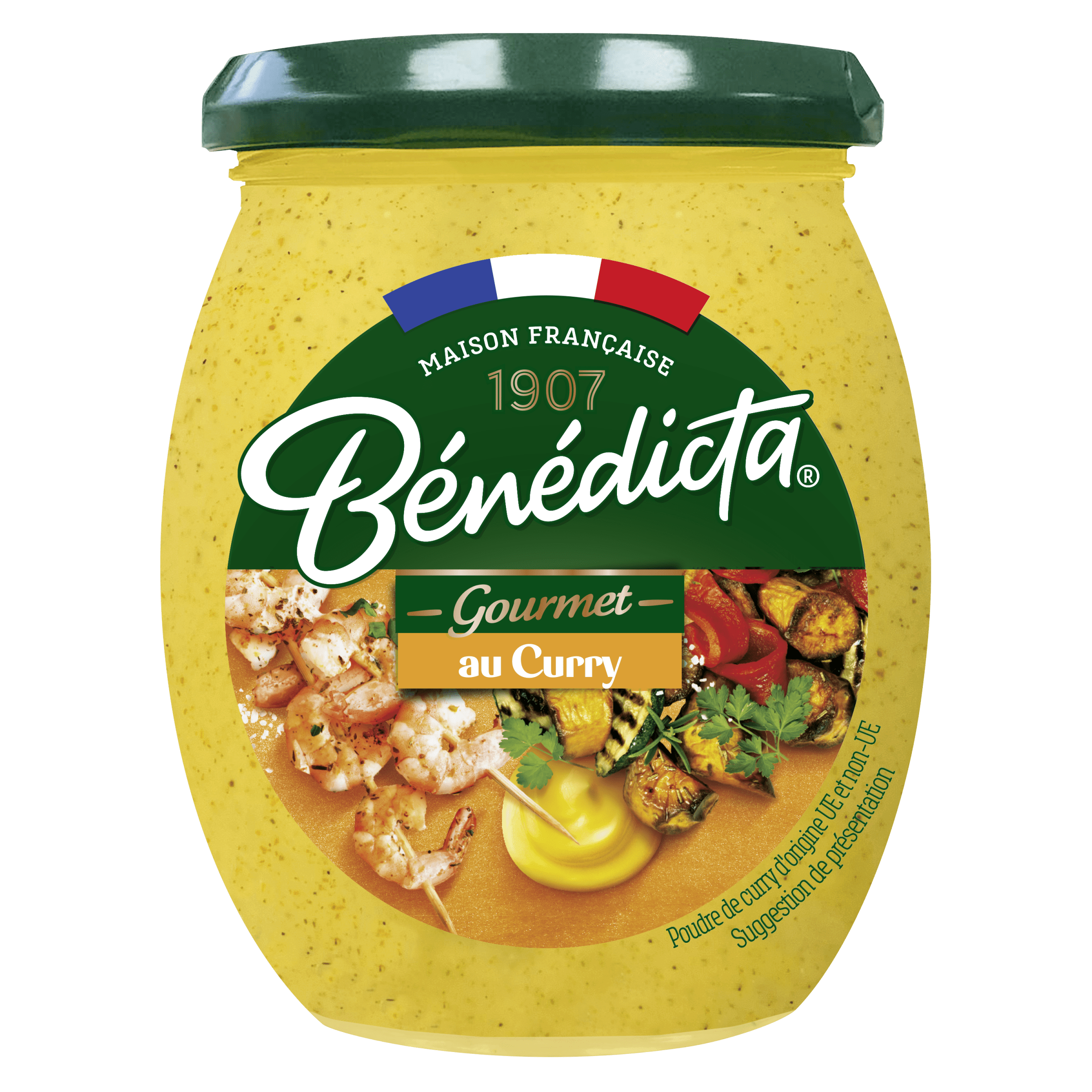 Bénédicta Sauce Gourmet au Curry Bocal 270g