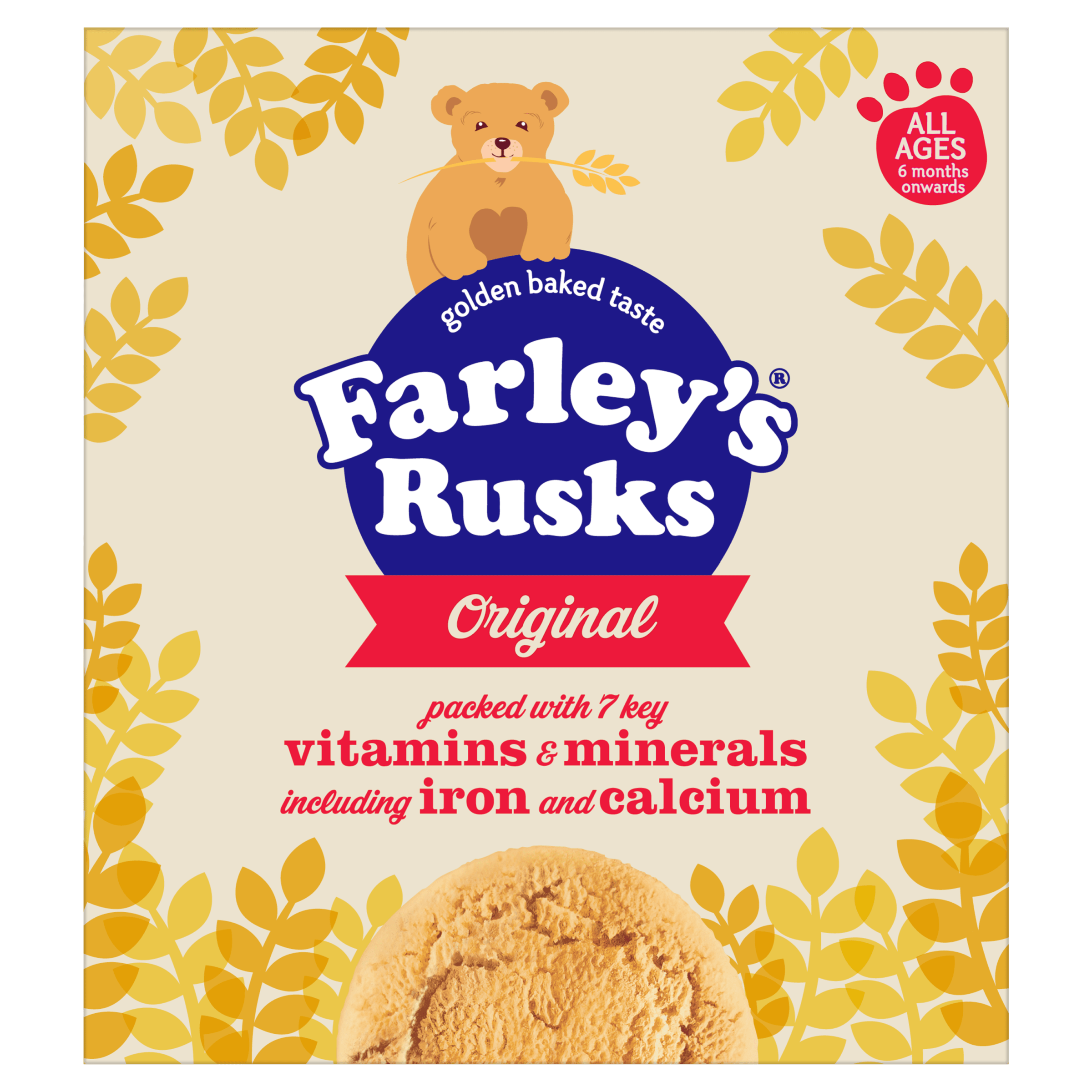 Rusks Original Baby Food Snacks 6+ Months