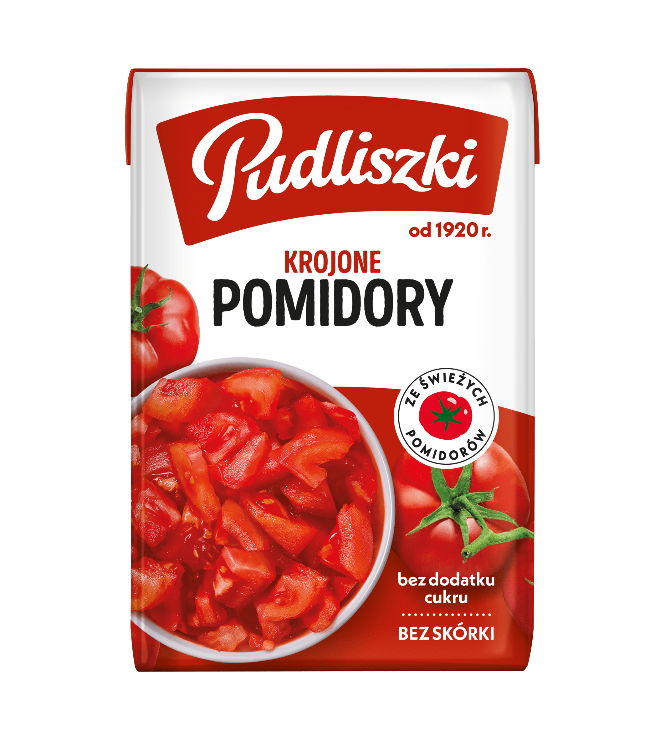 Pomidory krojone w soku pomidorowym 390 g