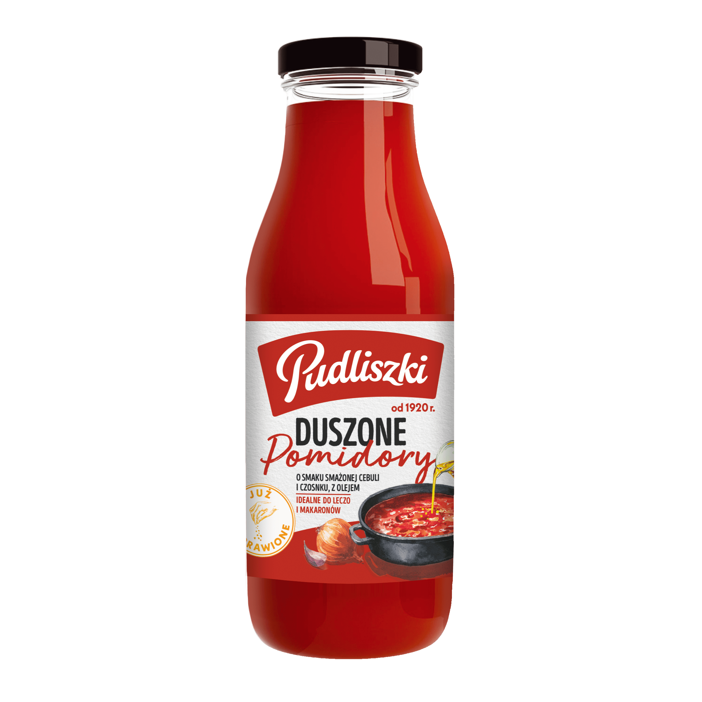 Duszone Pomidory  Smażona Cebula, Czosnek, 500 g