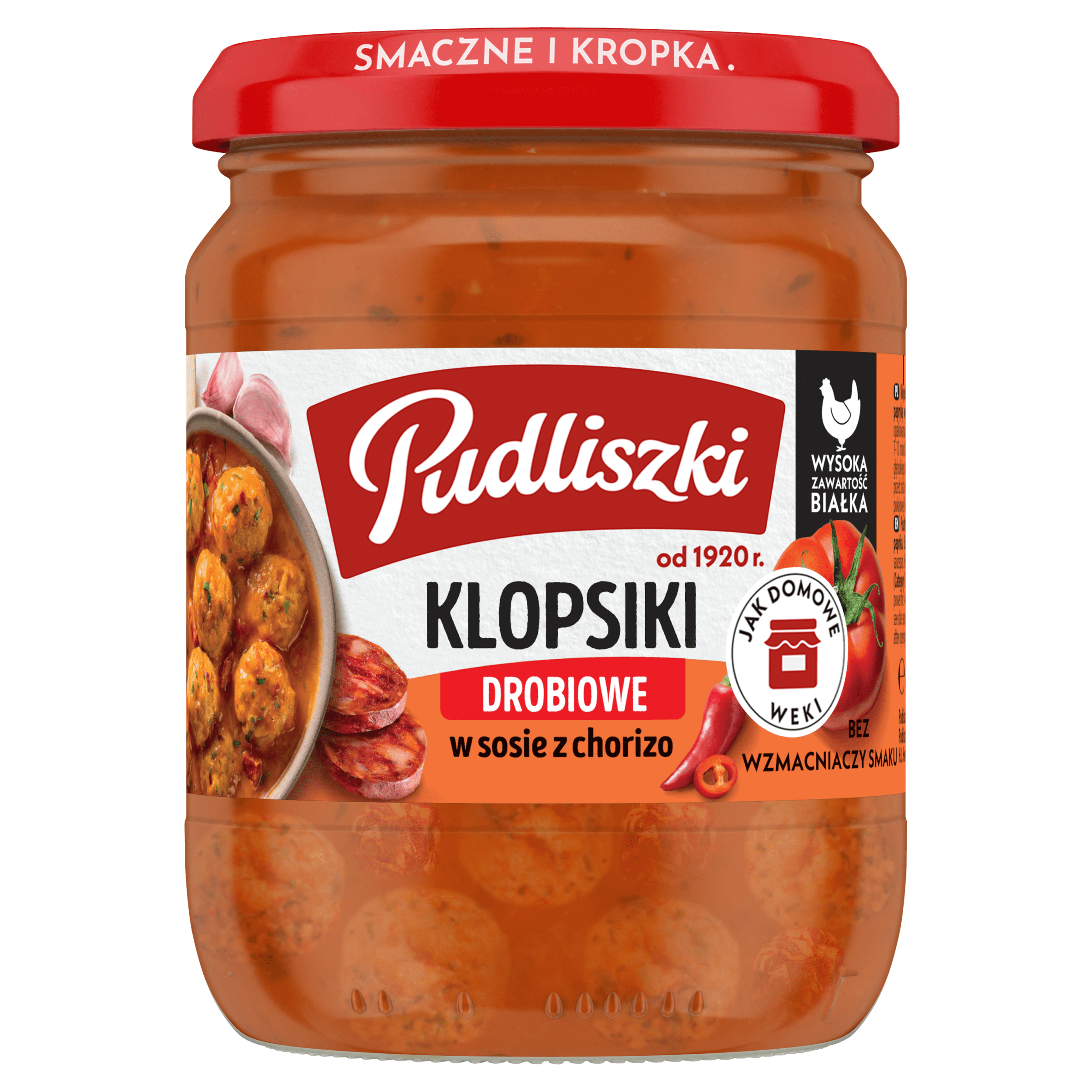 PUD Klopsiki drobiowe w sosie z chorizo  440g
