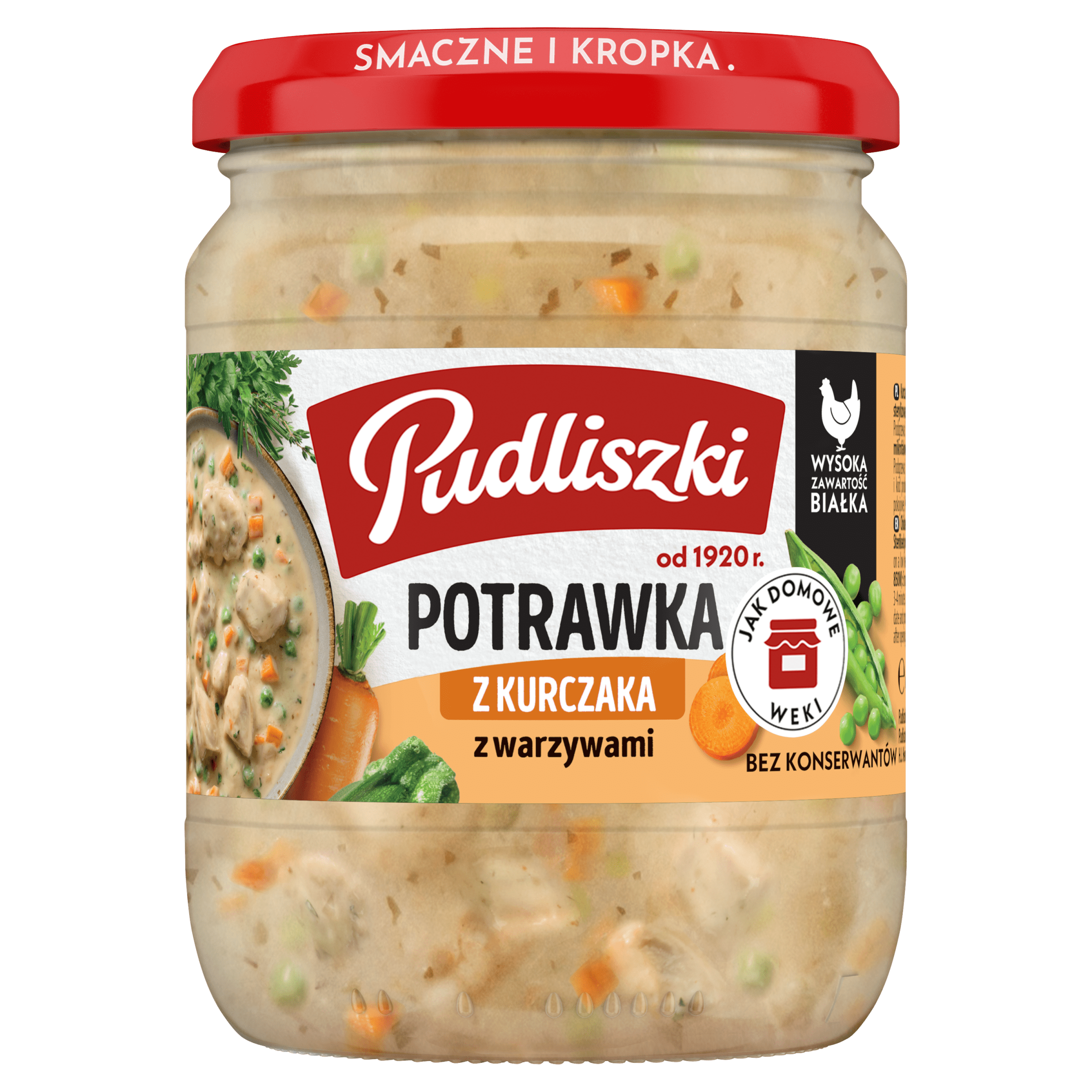 PUD Potrawka z kurczaka w śmietanie z warzywami 440g