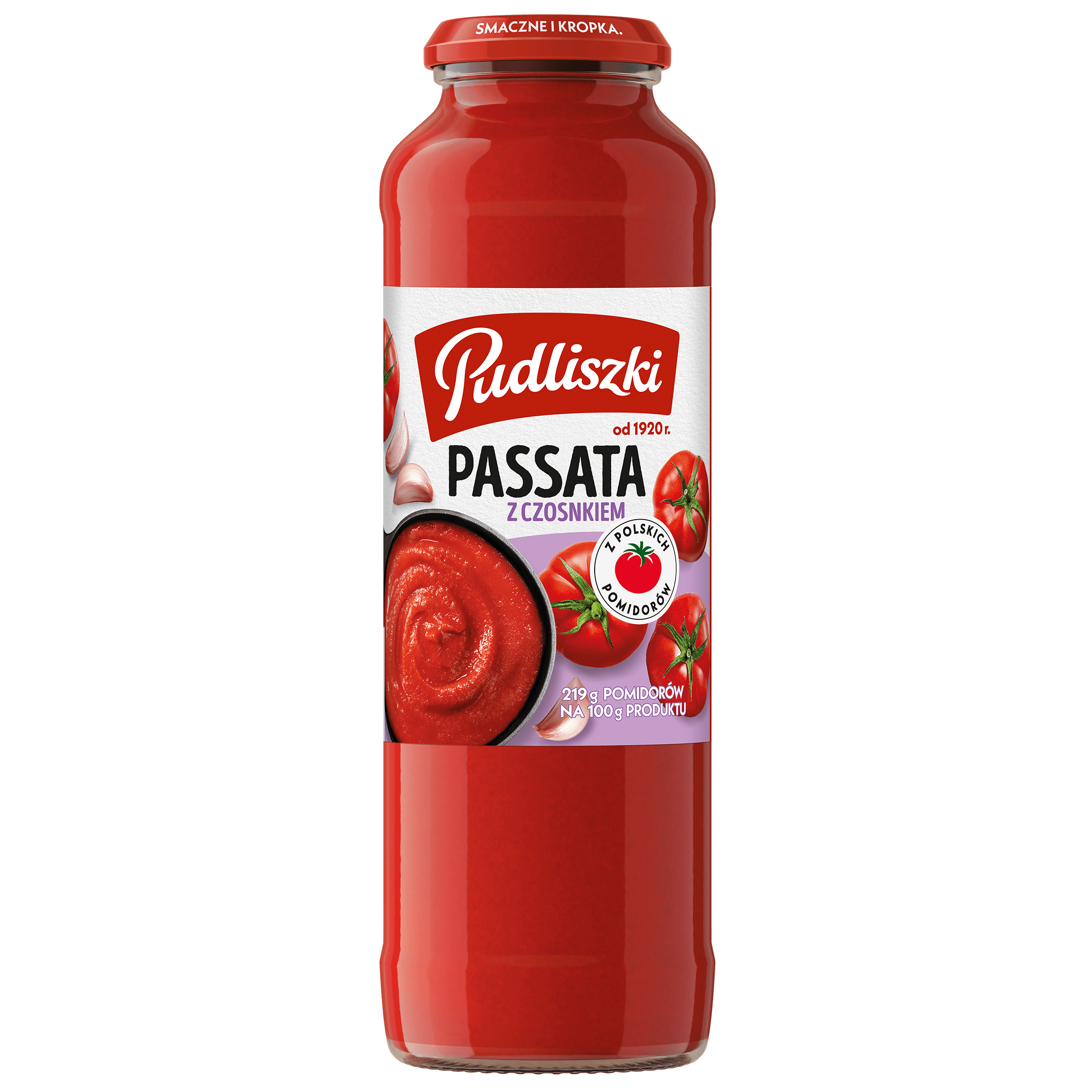 Passata z czosnkiem 700 g