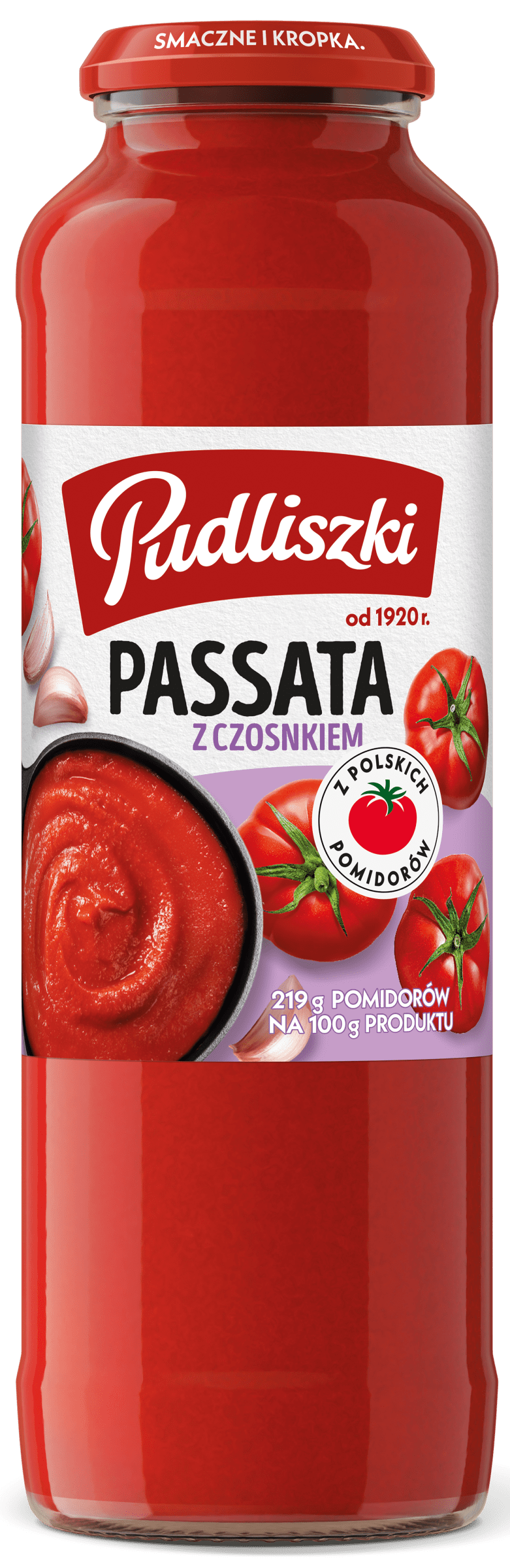 Passata z czosnkiem 700g