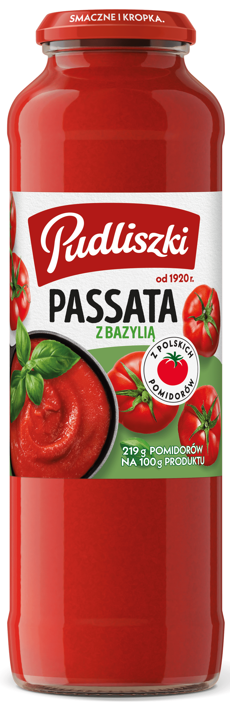 Passata z bazylią 700g
