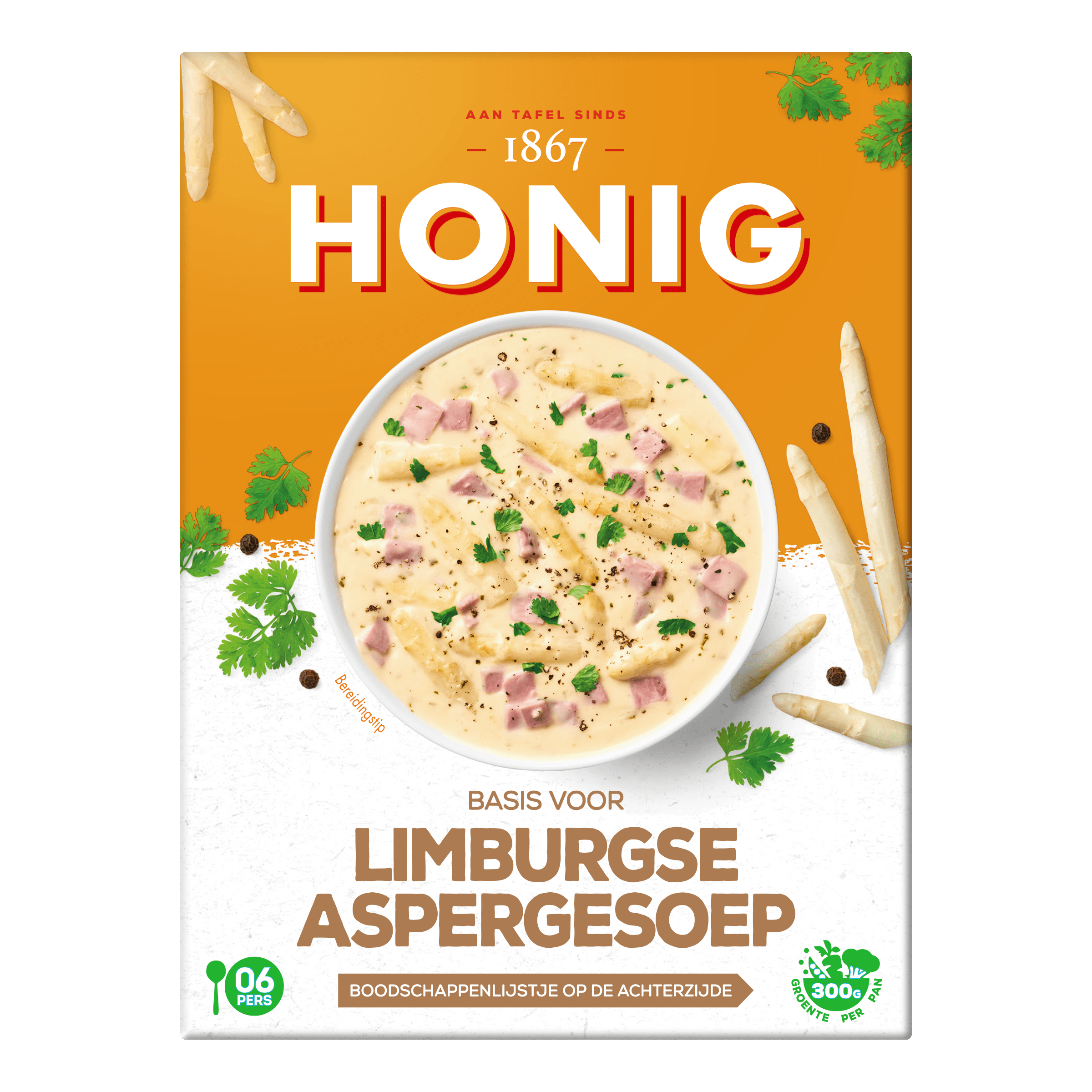 Limburgse Aspergesoep 106 g Doos