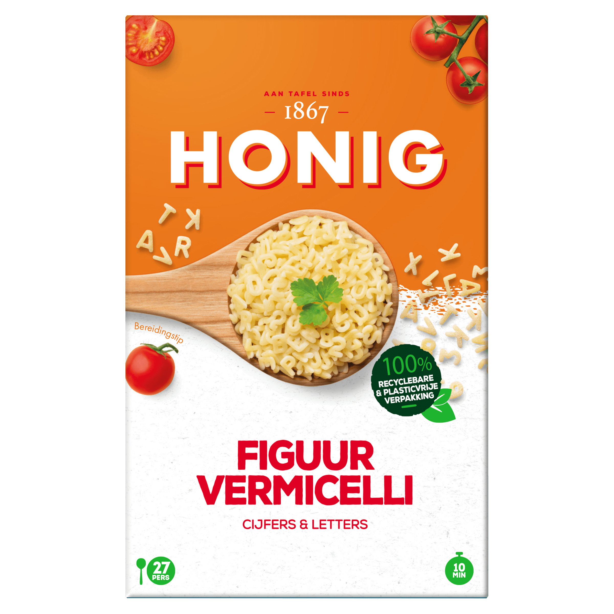 Figuurvermicelli Cijfers & Letters 275 g Doos