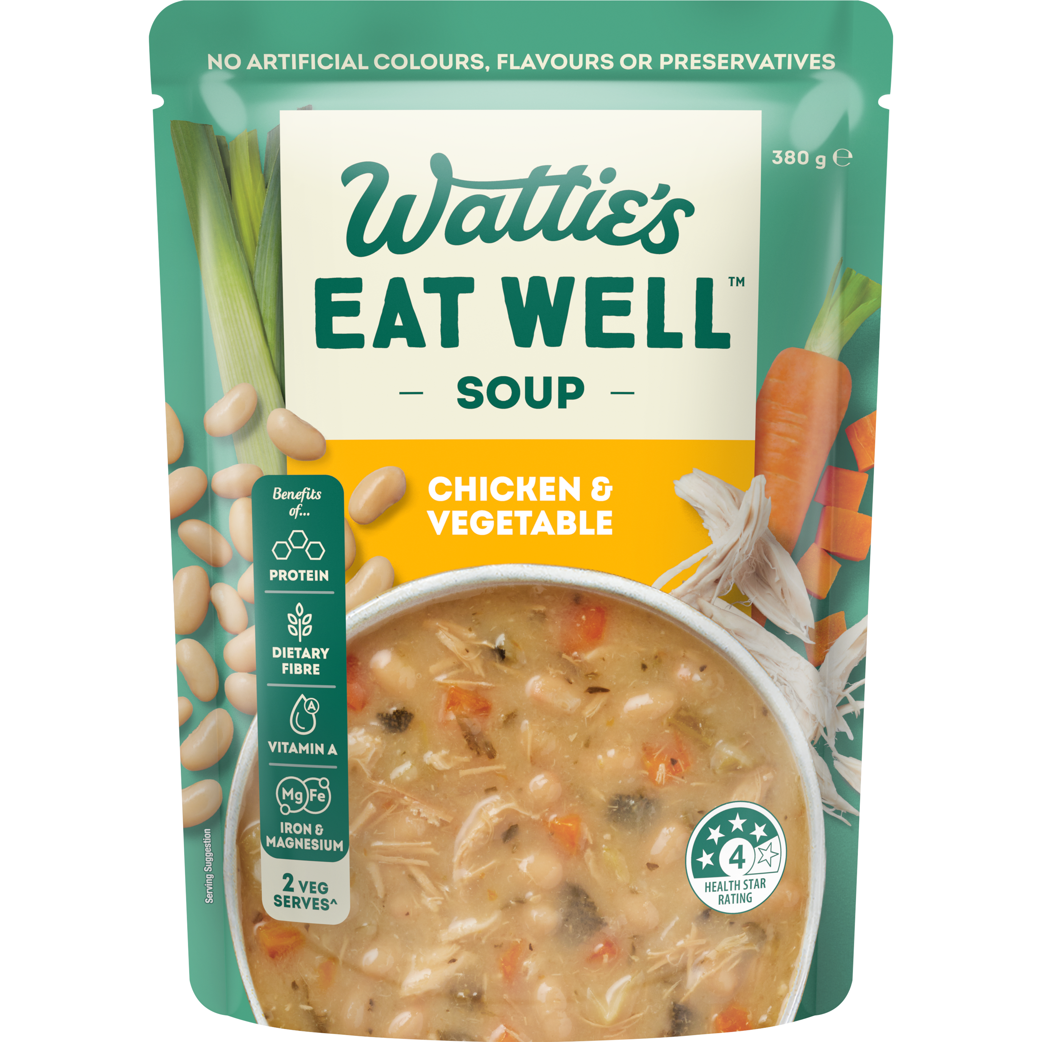 Wattie's Eat Well® Chicken & Vegetable Soup 380g