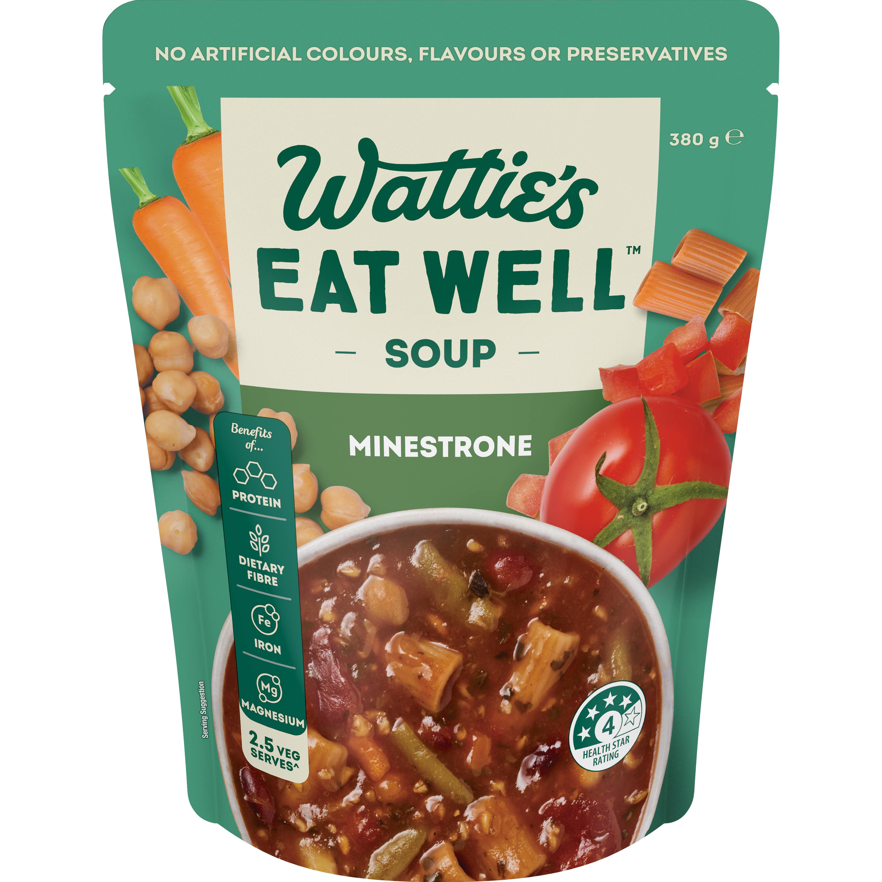 Wattie's Eat Well® Minestrone Soup 380g