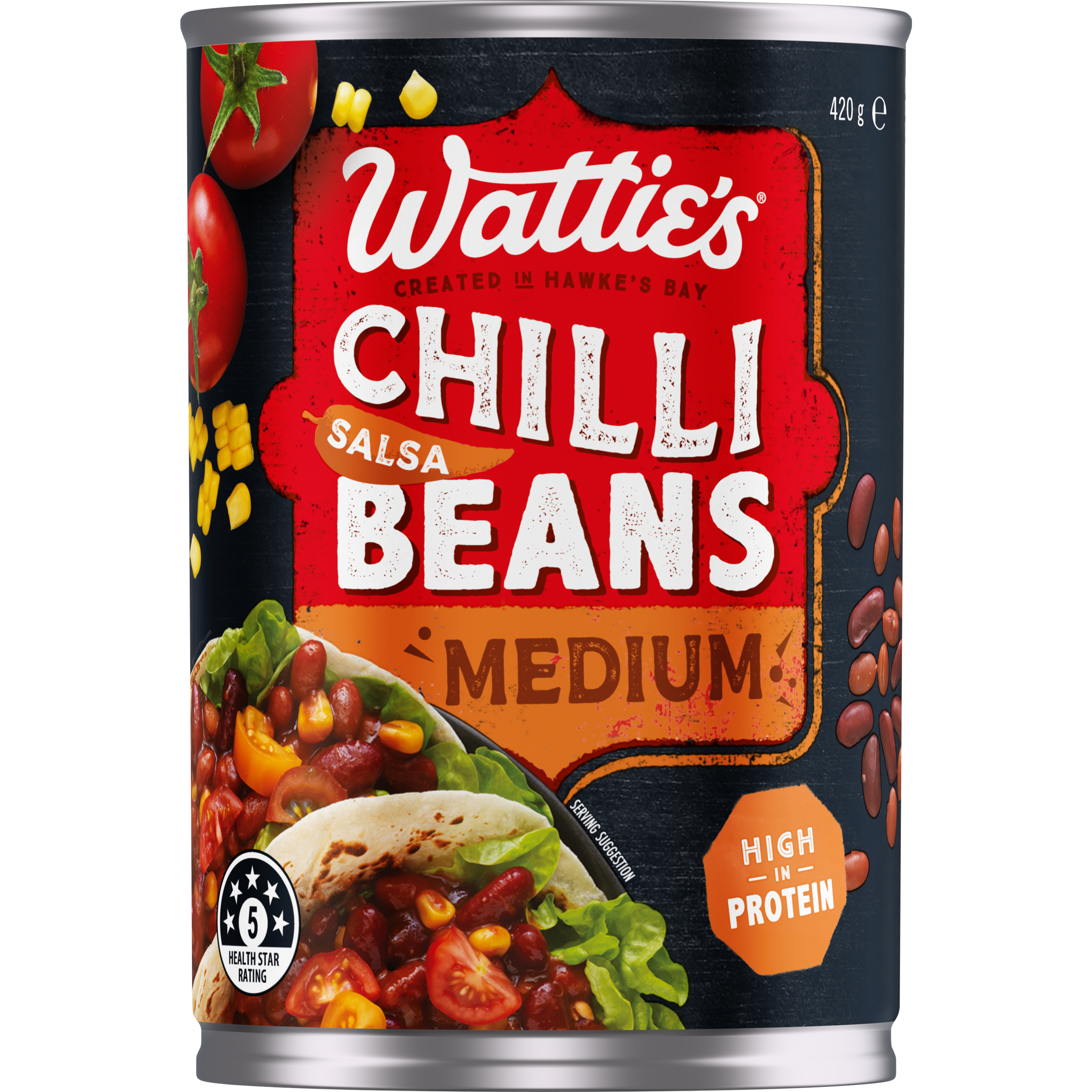 Wattie's® Salsa Chilli Beans Medium 420g