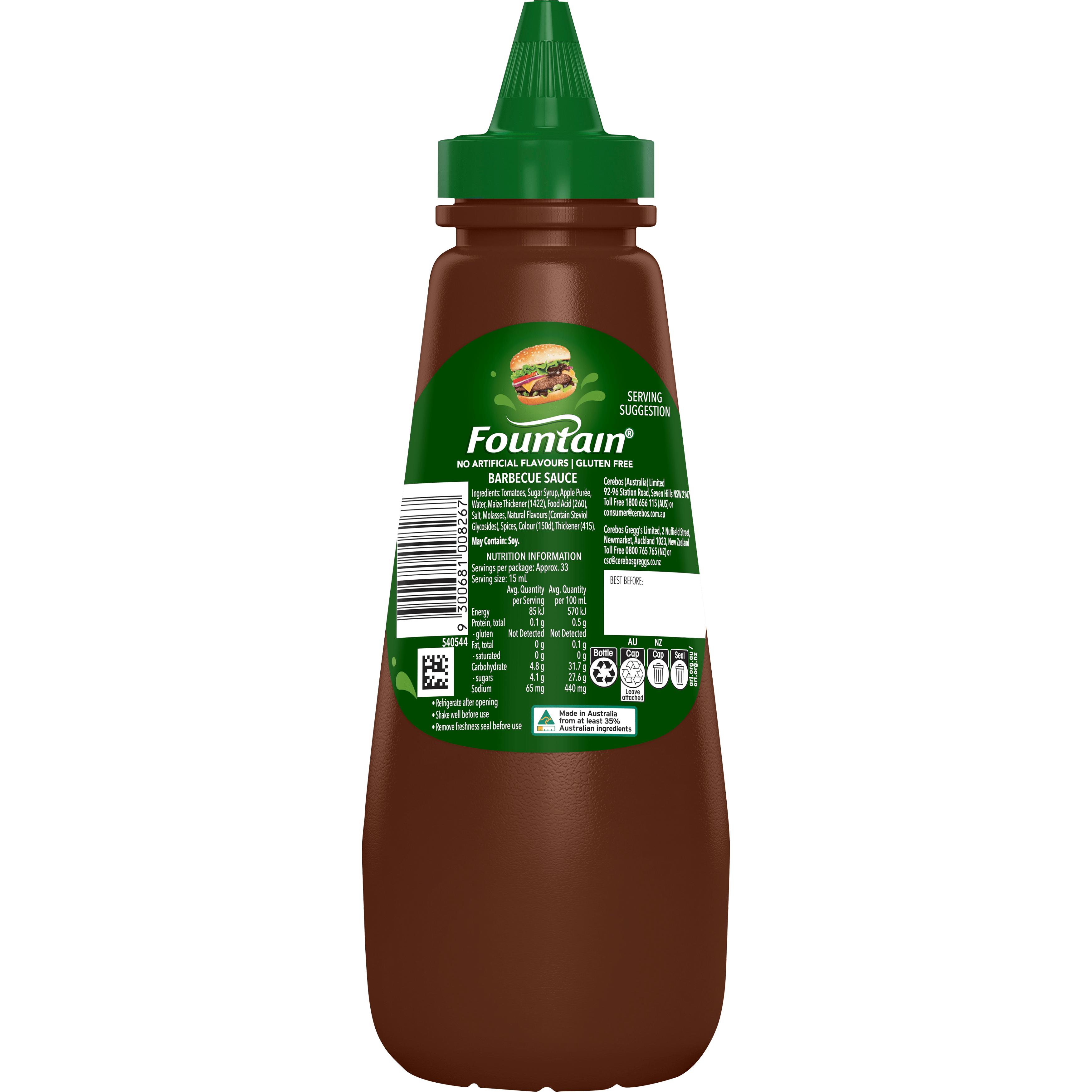 Fountain® Barbecue Sauce 500mL