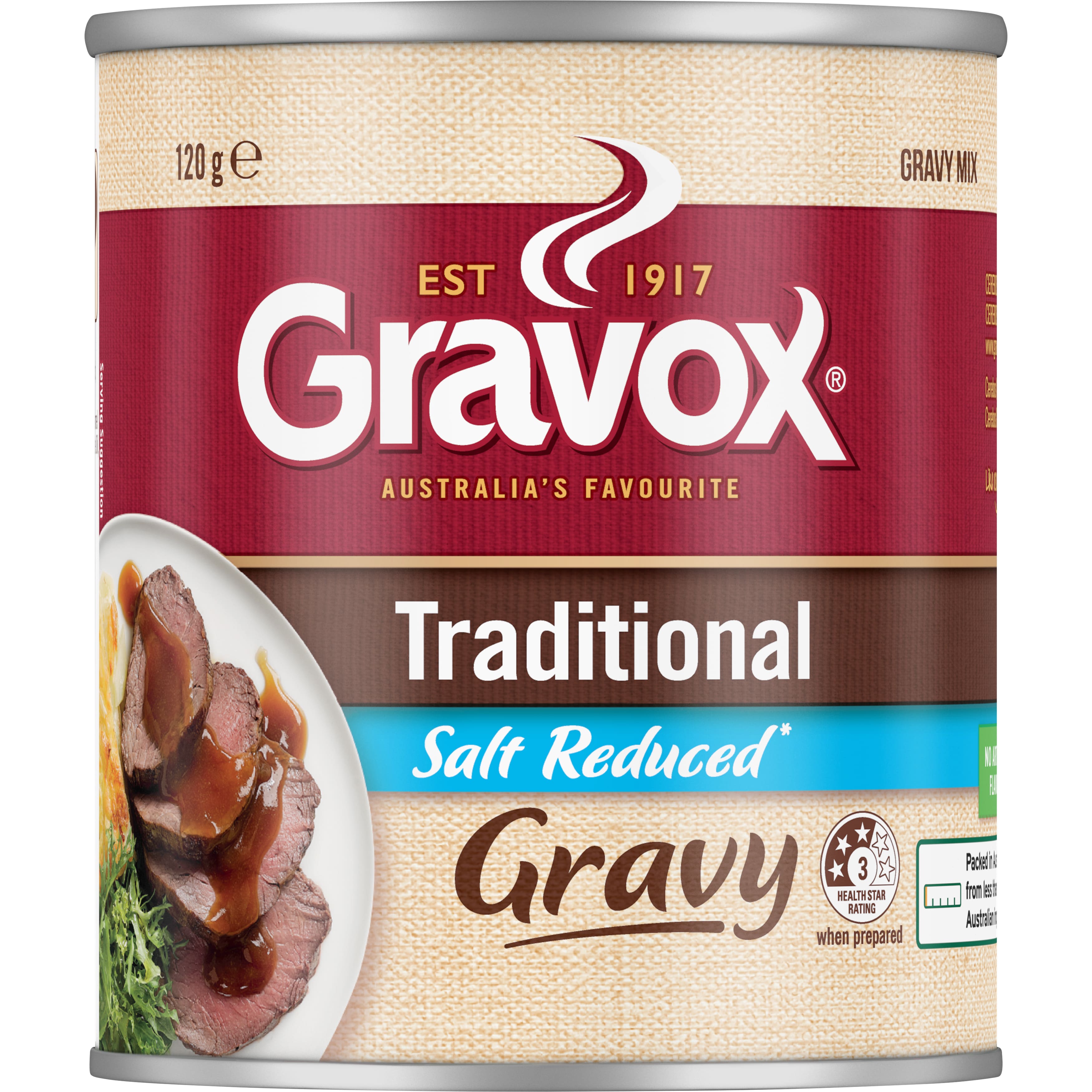 Gravox®  Traditional Salt Reduced* Gravy 120g