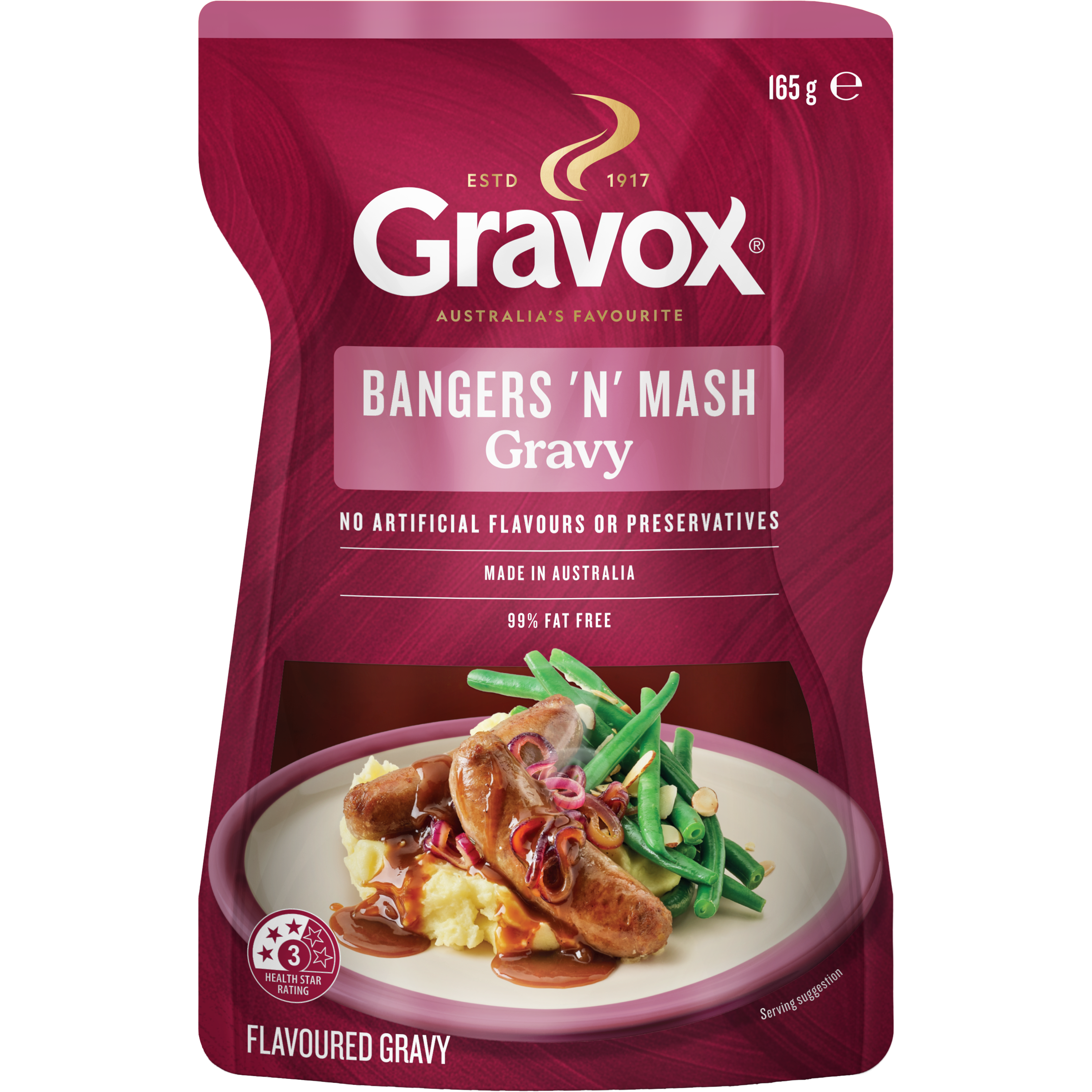 Gravox®  Banger's 'N' Mash Gravy 165g