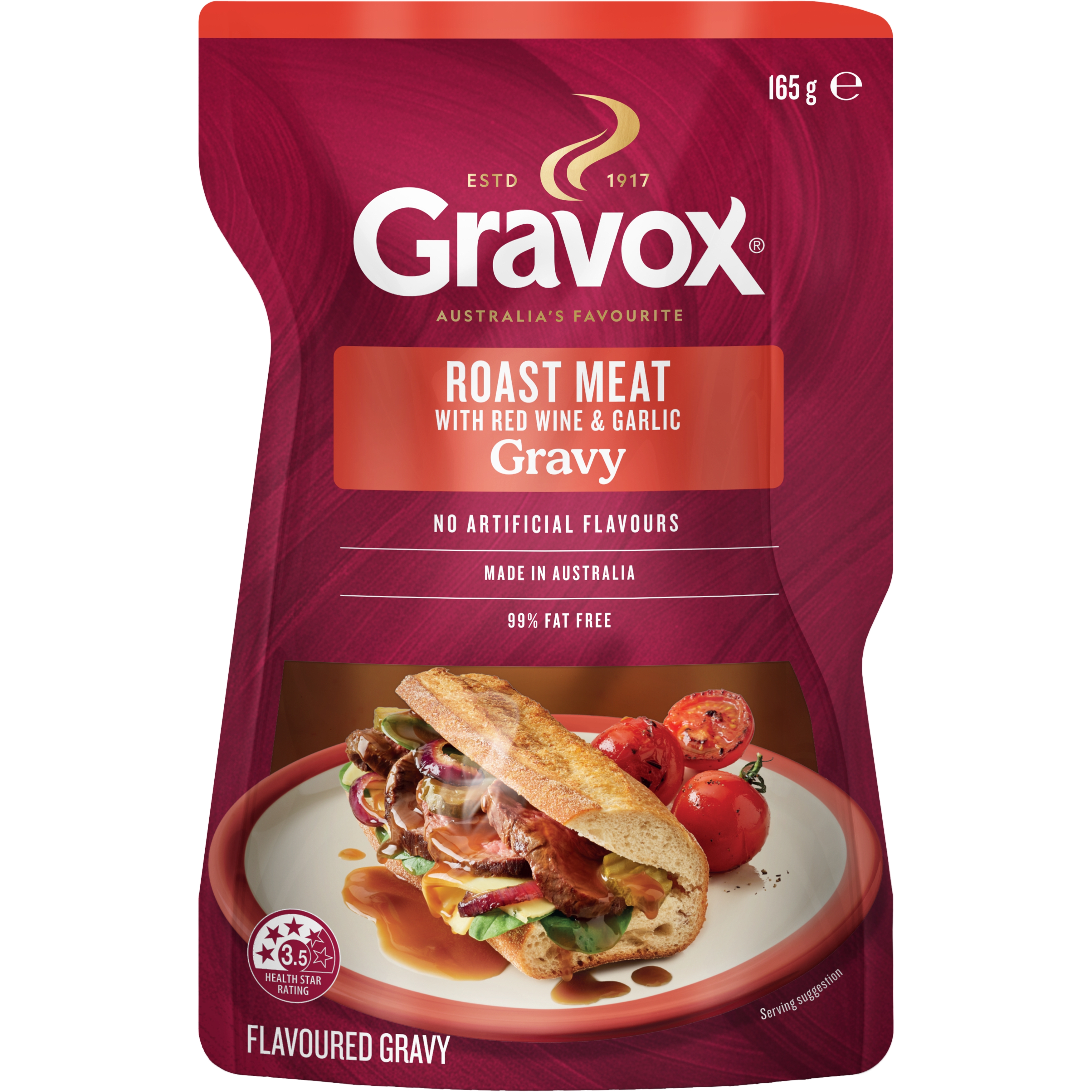 Gravox® Roast Meat with Red wine & Garlic Gravy 165g