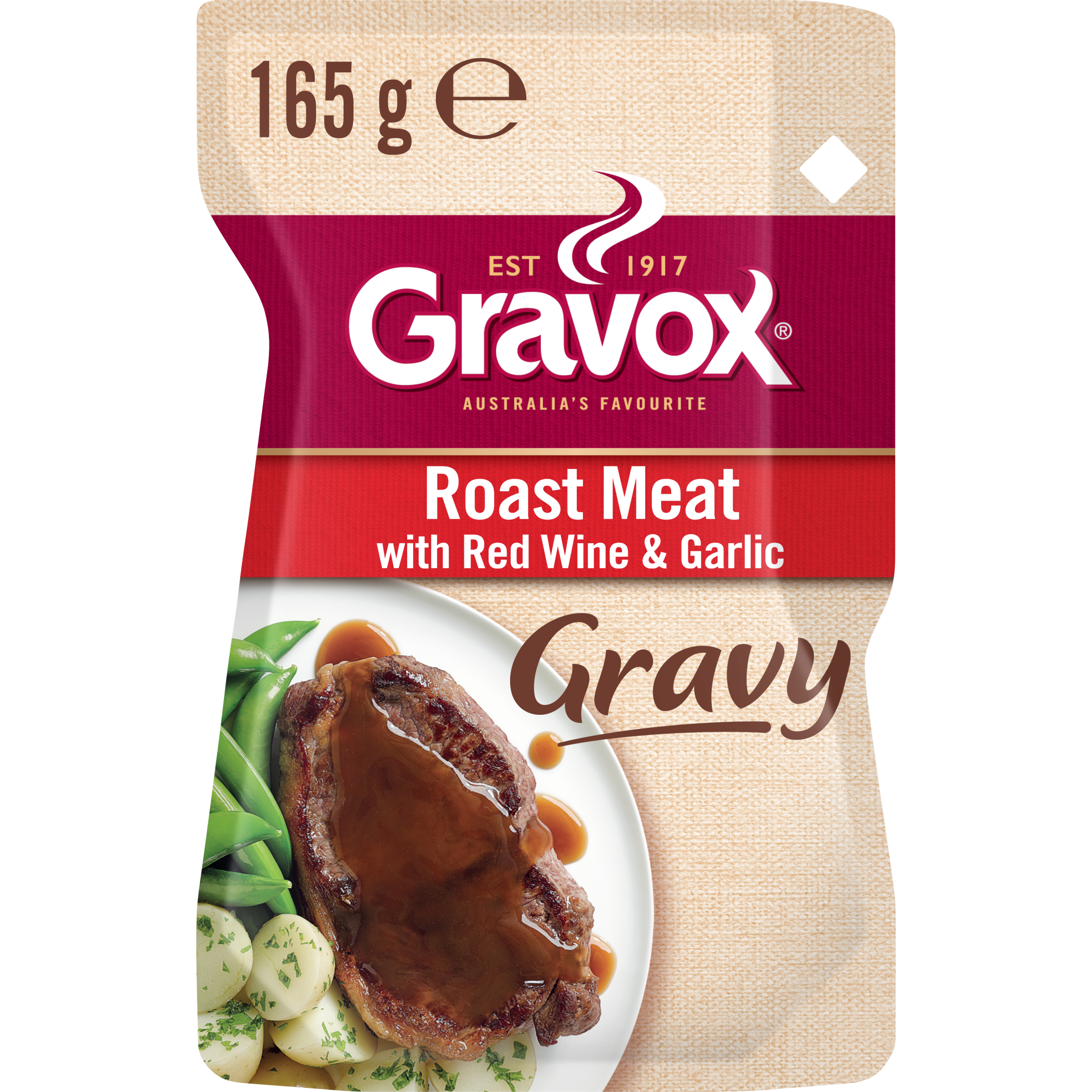 Gravox® Roast Meat with Red wine & Garlic Gravy 165g