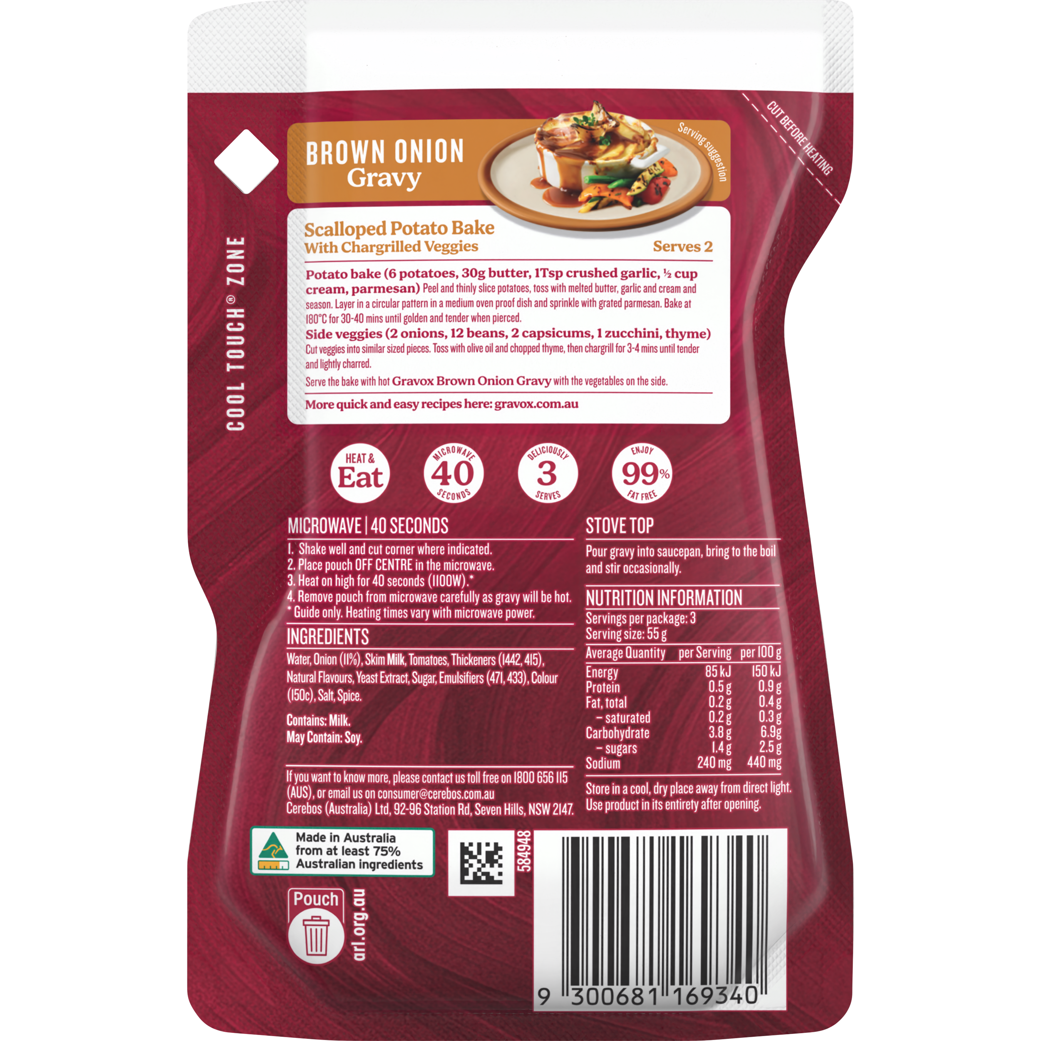 Gravox® Brown Onion Gravy 165g