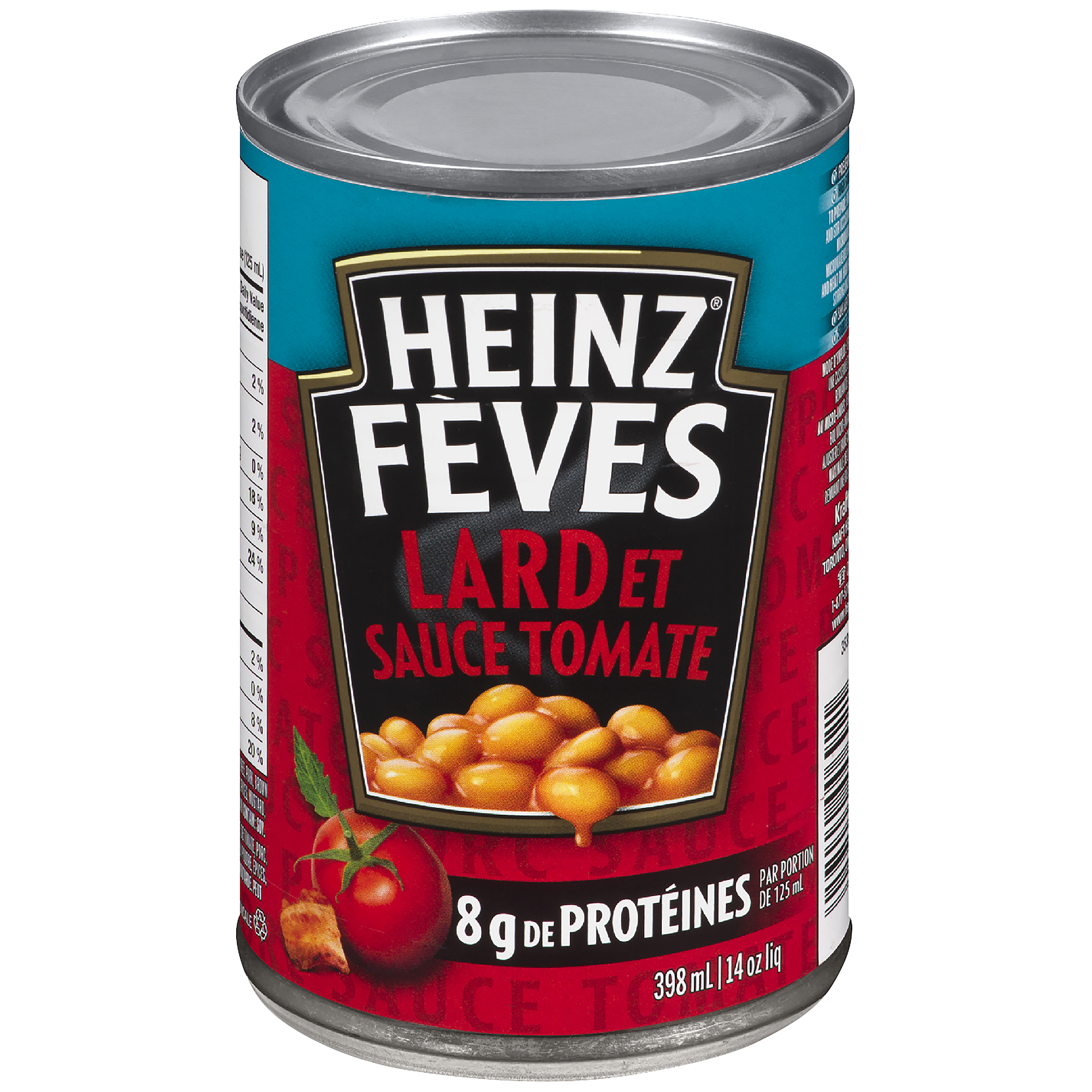 Fèves originales Lard et sauce tomate